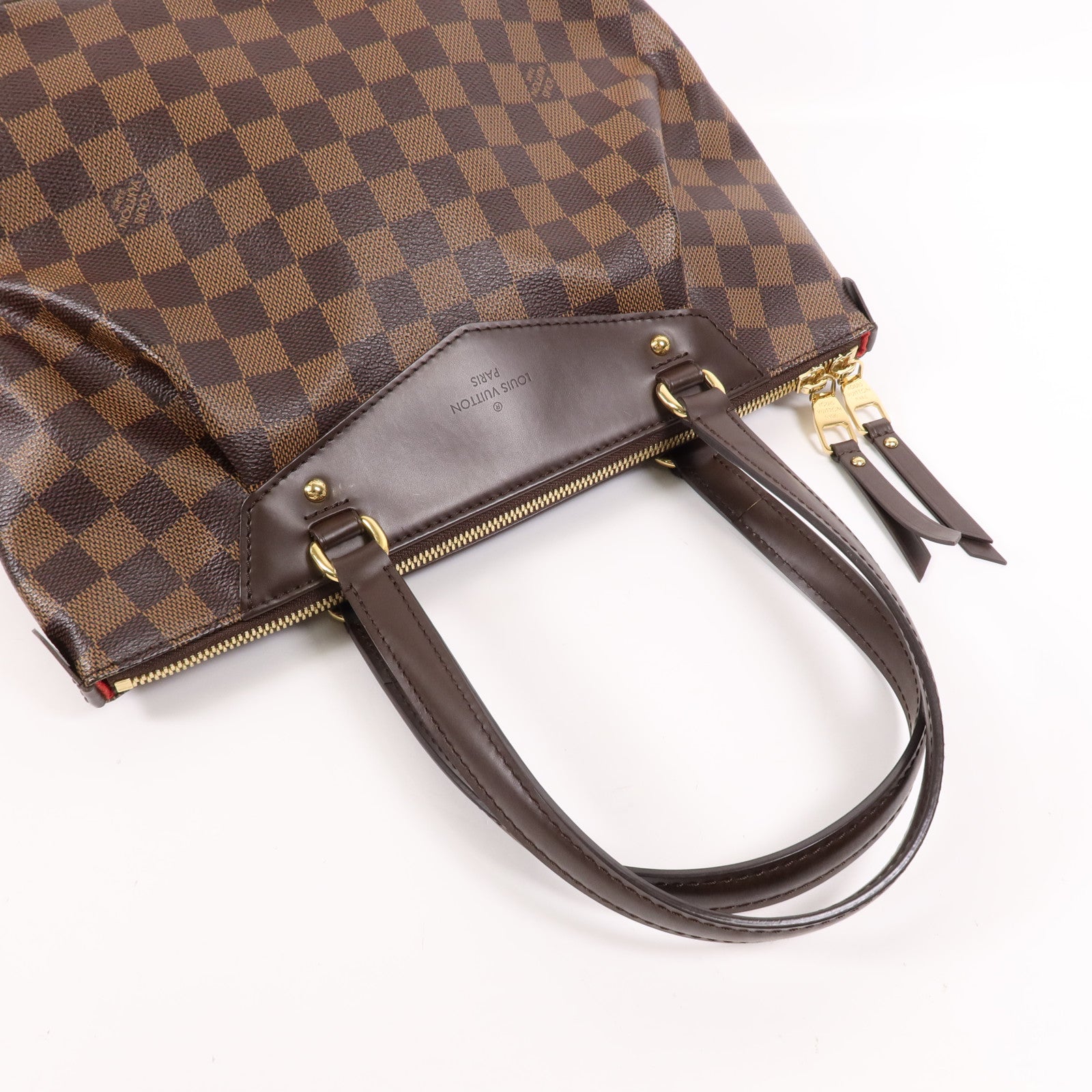 LOUIS VUITTON Damier Westminster PM金扣肩背袋