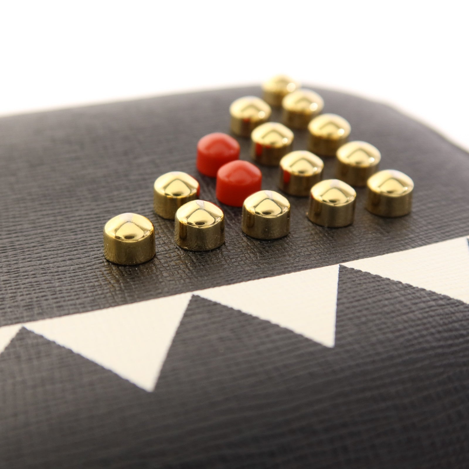 FENDI 牛皮皮革Long Round Wallet金扣長錢包