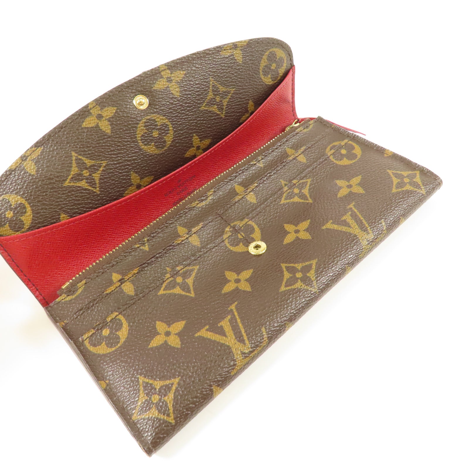 LOUIS VUITTON Monogram Long Wallet金扣長錢包