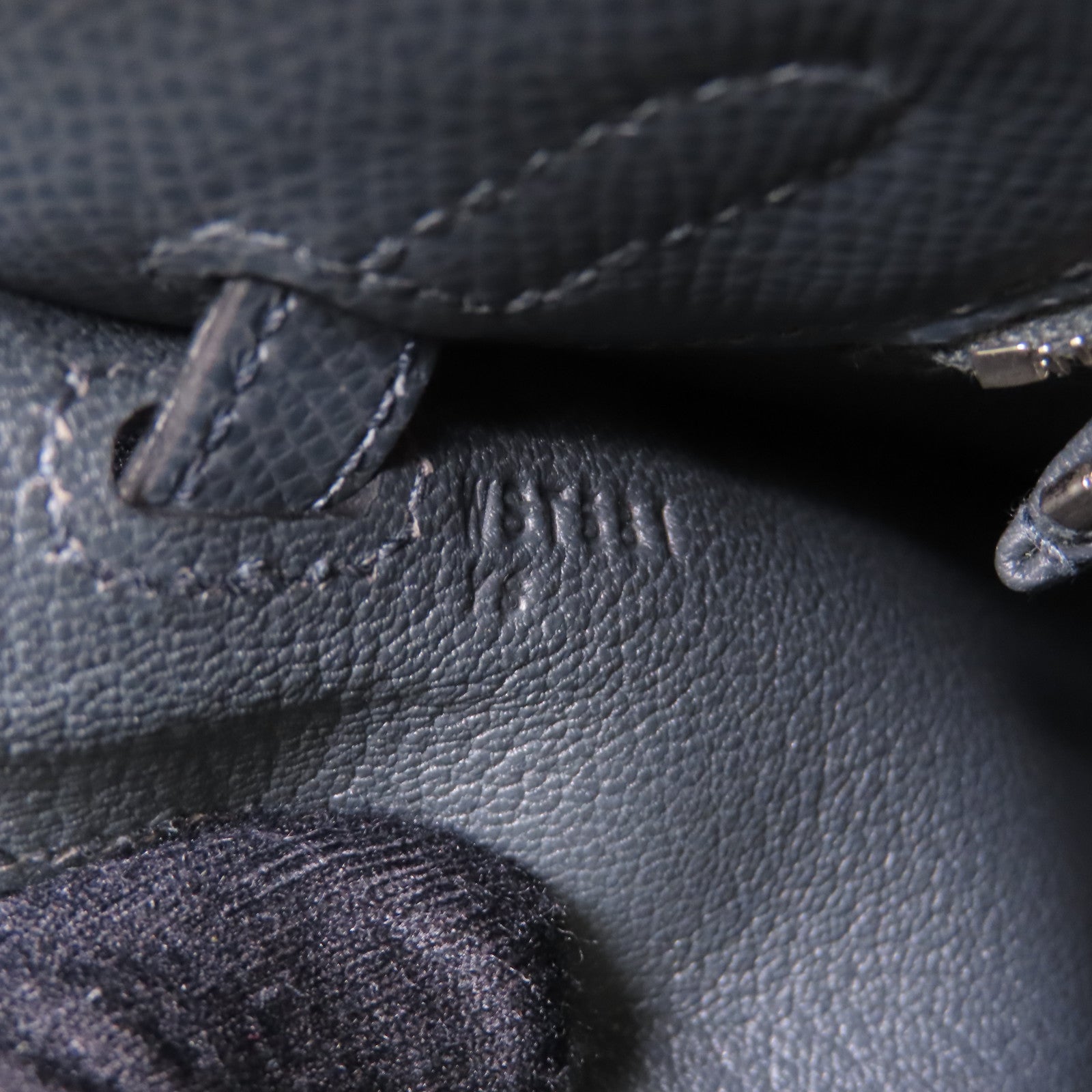 HERMES 【激減優惠】Epsom皮革Kelly 25銀扣手挽肩背兩用袋Gris Misty