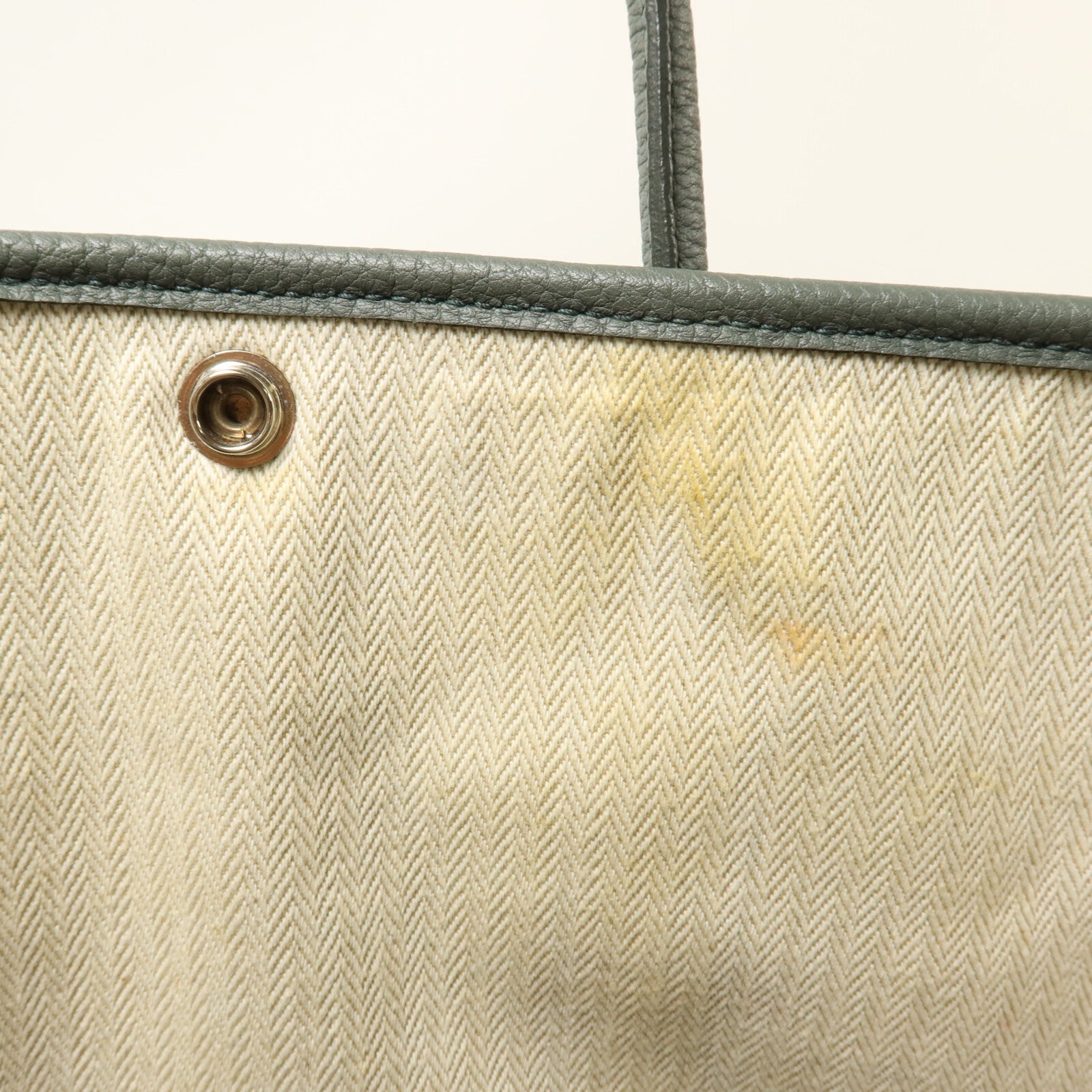HERMES Negonda皮革Garden Party TPM手挽袋Vert Amande