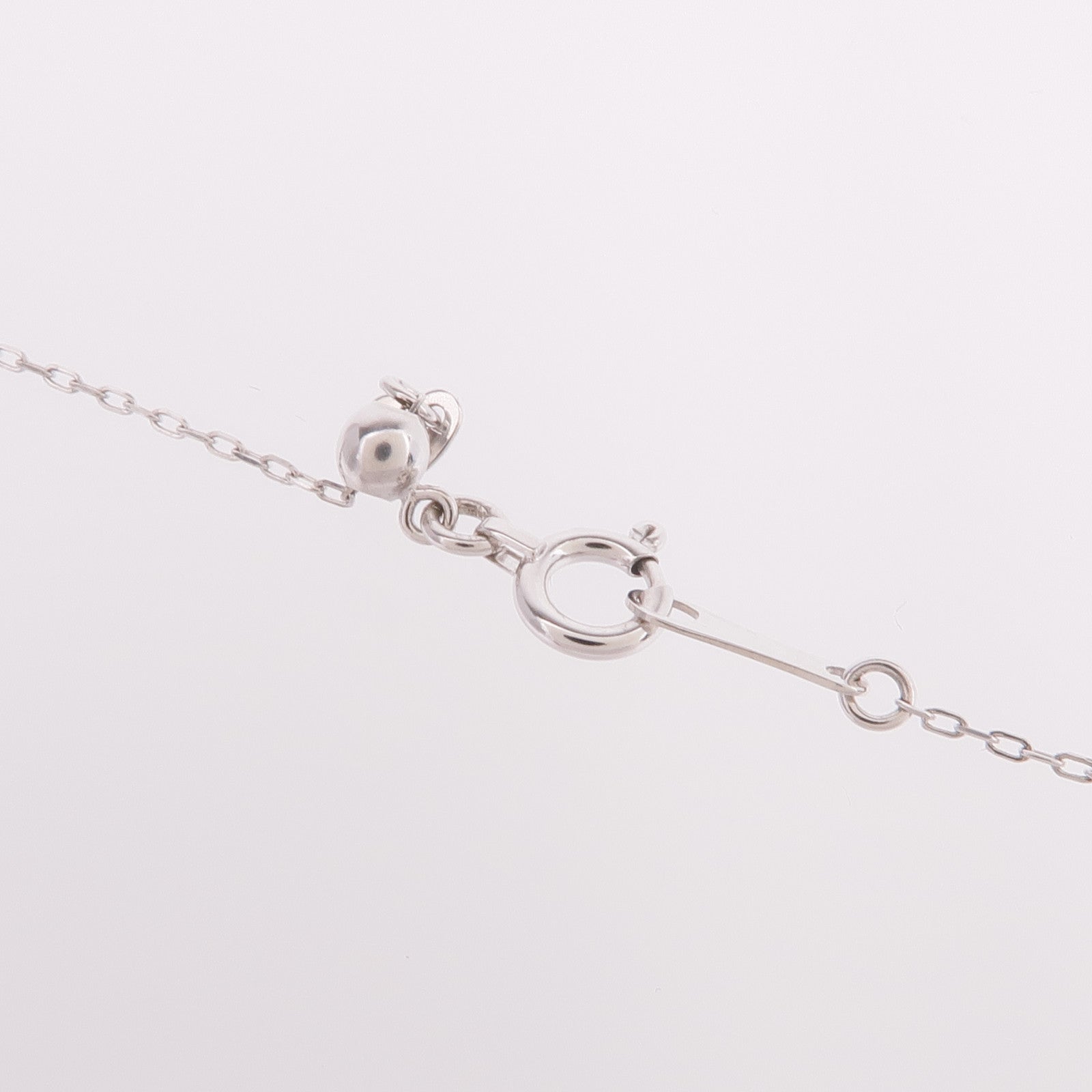 JEWELRY 18K白金Pink Sapphire Diamond Necklace粉紅藍寶石/鑽石項鍊