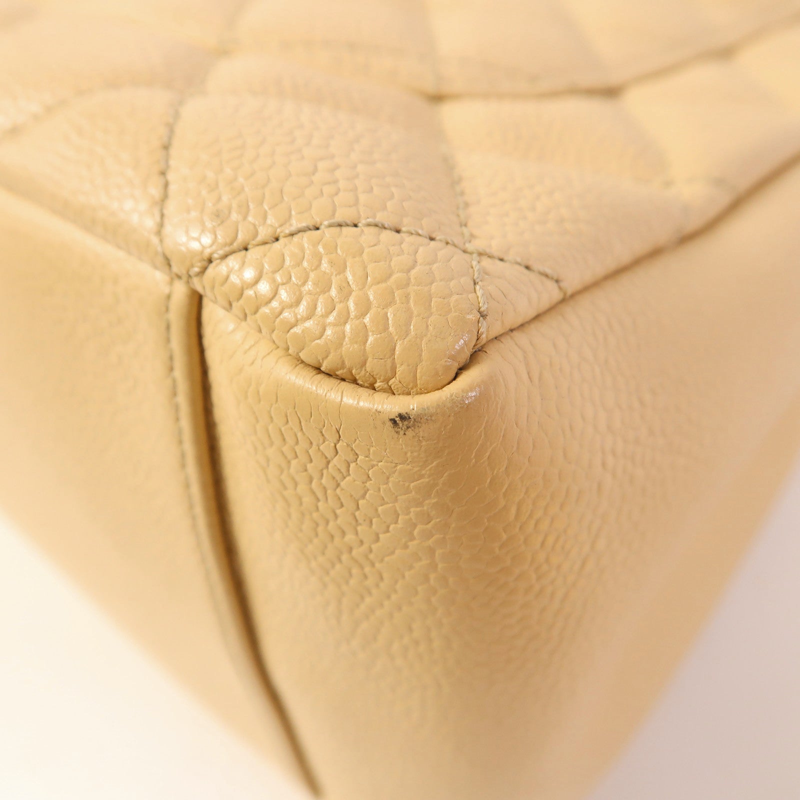 CHANEL 牛皮皮革GST Grand Shopping Tote Bag金扣肩背袋/手挽袋