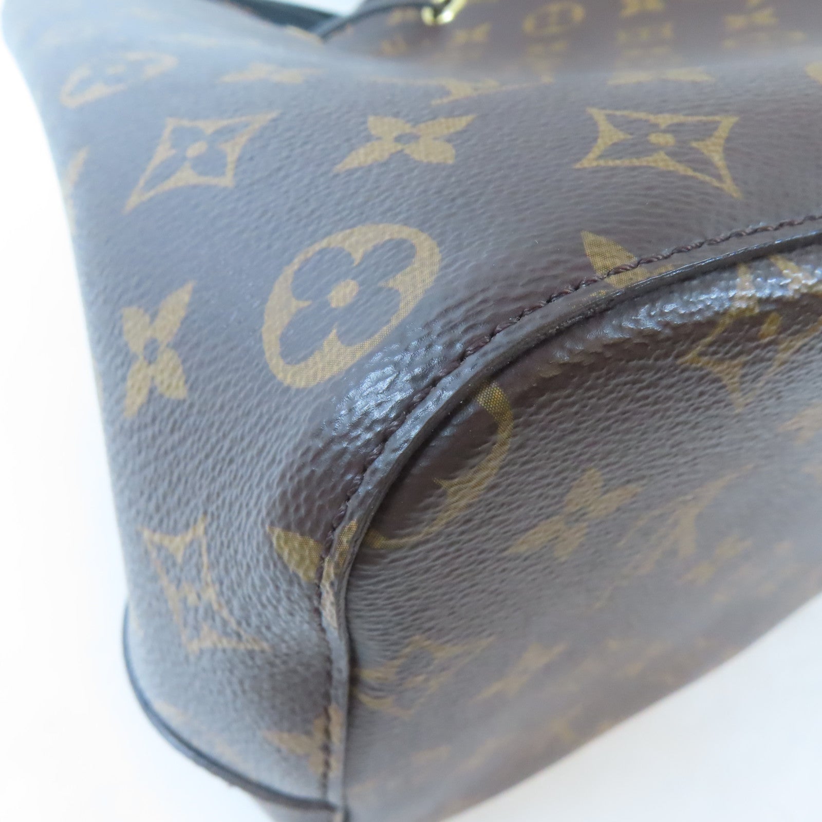 LOUIS VUITTON Monogram Neo Noe MM金扣肩背袋啡色
