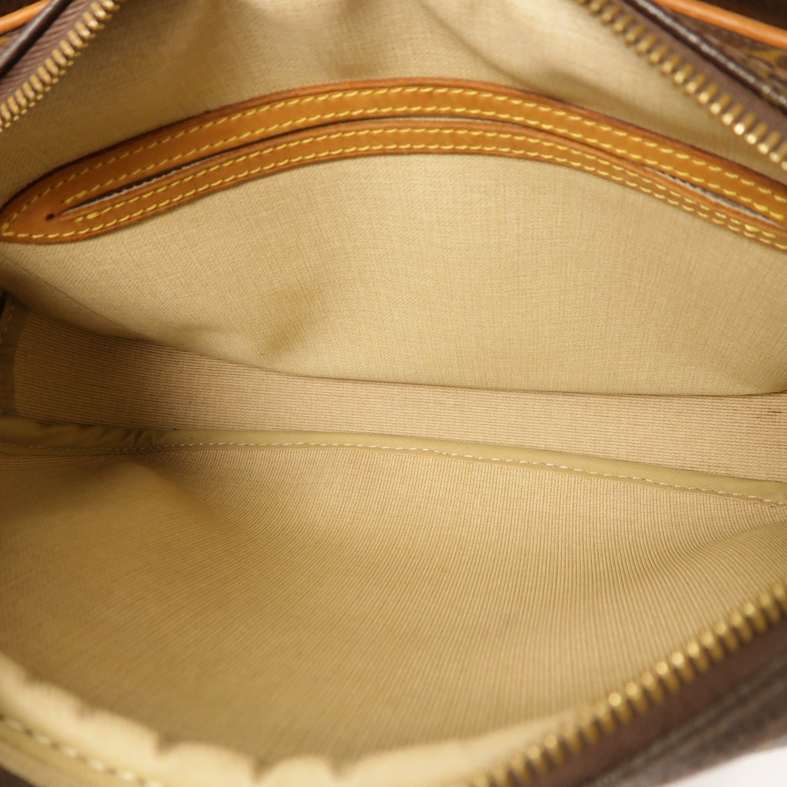 LOUIS VUITTON Monogram Reporter PM金扣肩背袋棕色