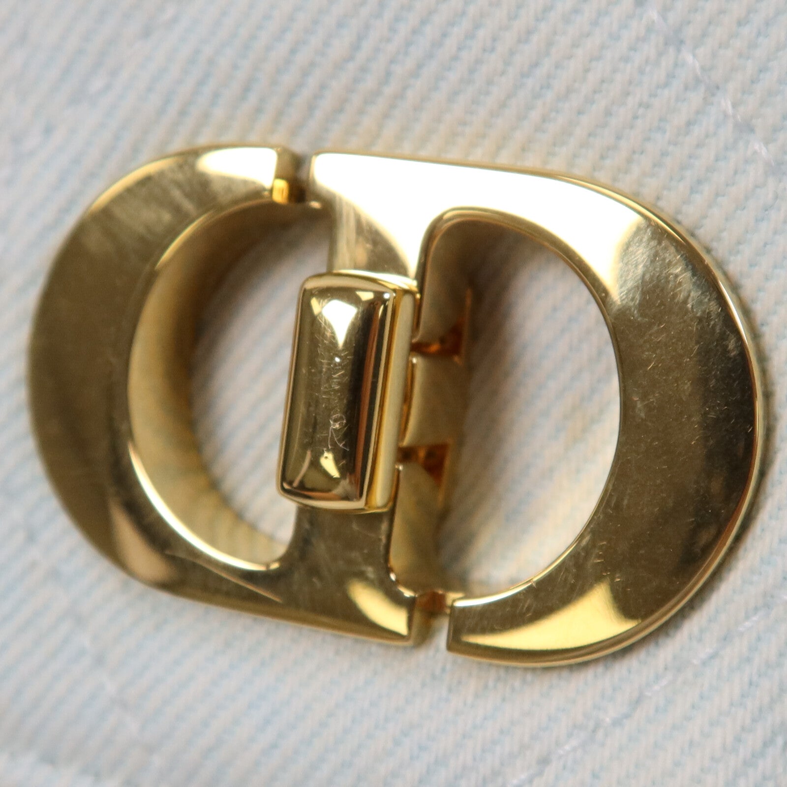 Dior Denim Miss Caro Chain Shoulder金扣鏈帶肩背袋