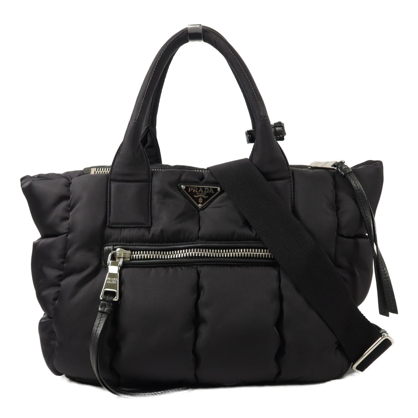 PRADA 尼龍Tessuto Bomber手挽肩背兩用袋