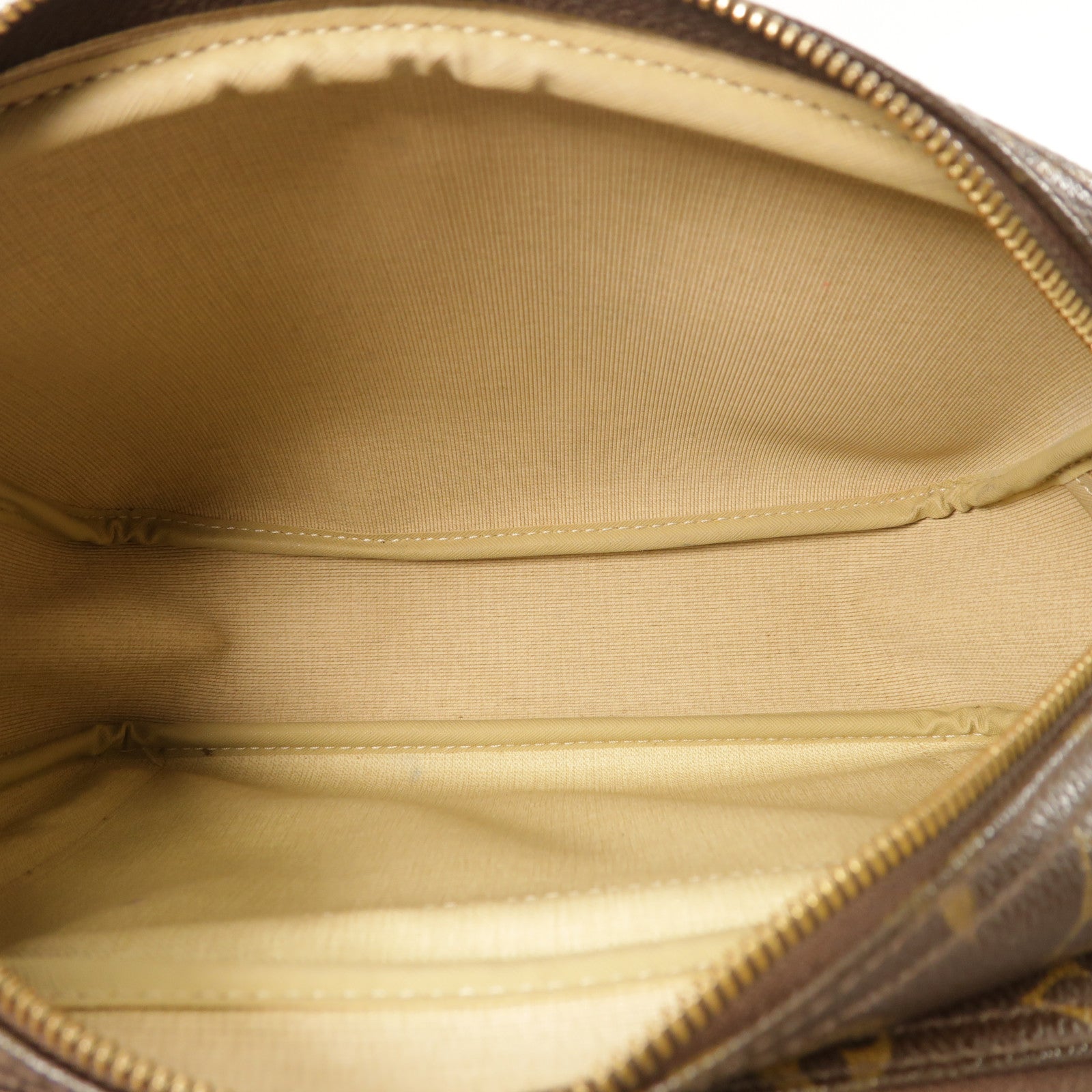 LOUIS VUITTON Monogram Reporter PM金扣肩背袋棕色