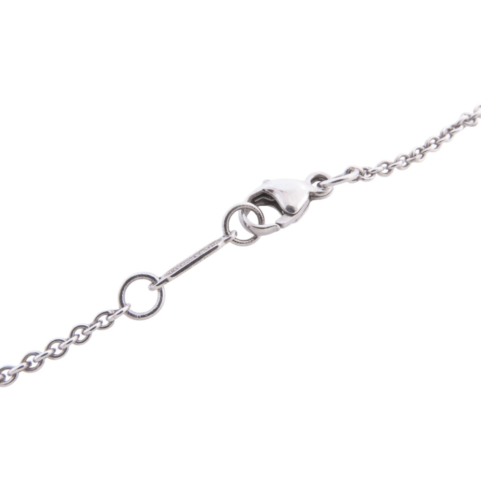 TIFFANY＆CO 925純銀Padlock Necklace銀扣項鏈