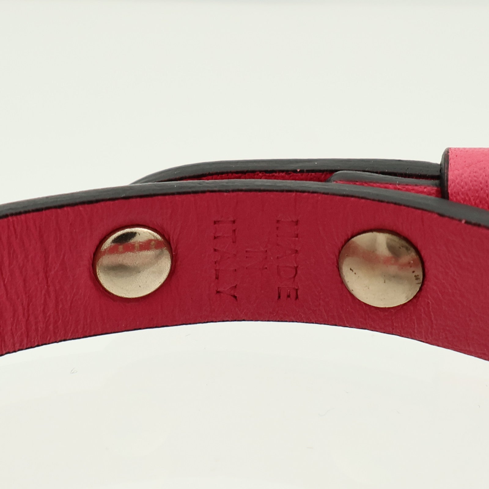 Valentino 牛皮皮革/金屬Rockstud Bracelet手鐲