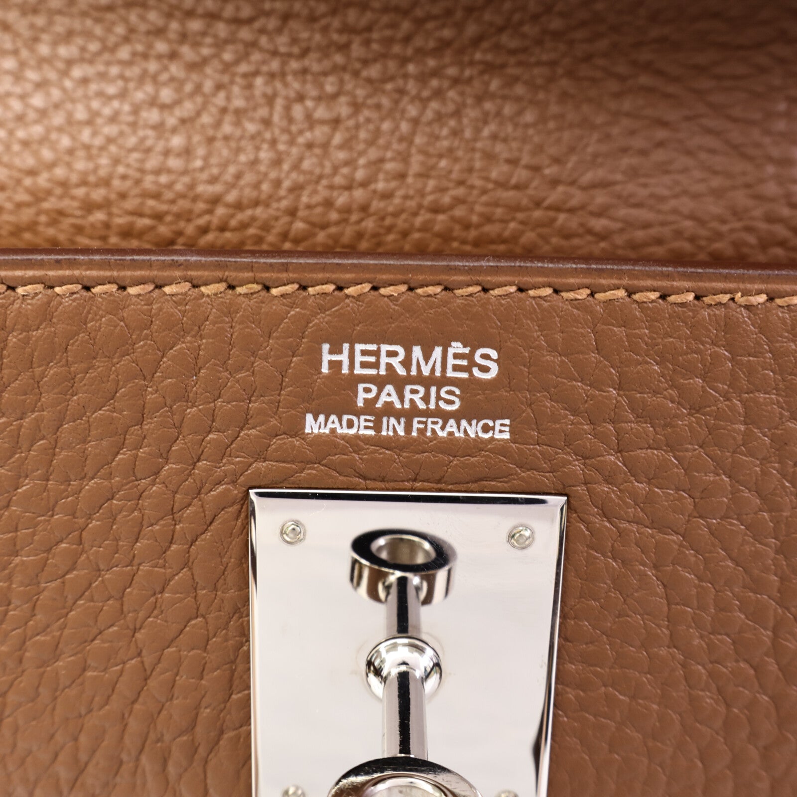 HERMES Clemence皮革Kelly 32手挽肩背兩用袋