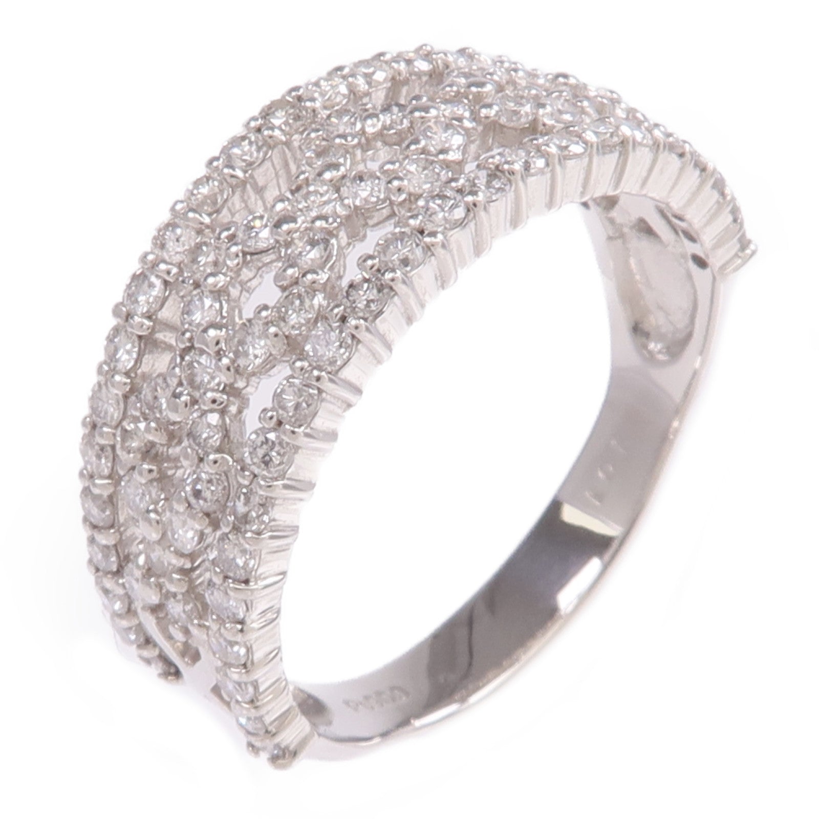 JEWELRY PT900鉑金Diamond Ring鑽石戒指US#8.75