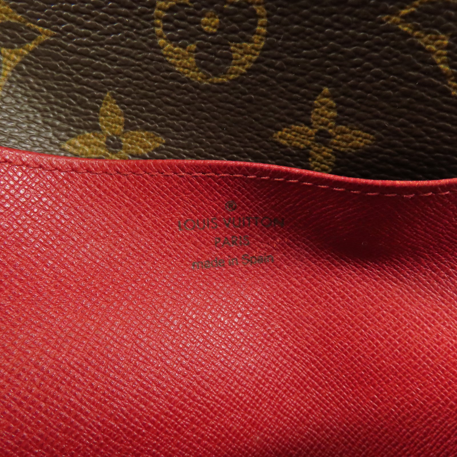 LOUIS VUITTON Monogram Long Wallet金扣長錢包