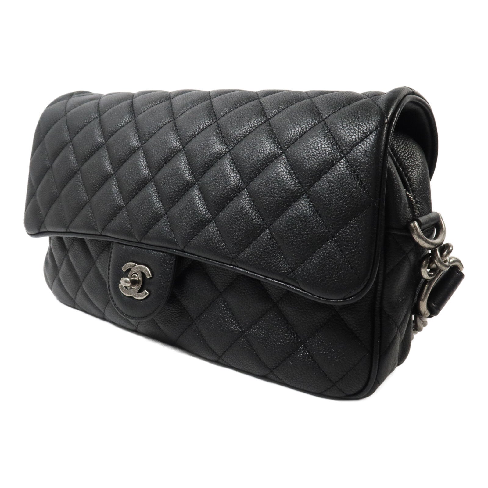 CHANEL 牛皮皮革Shoulder Bag鏈帶肩背袋