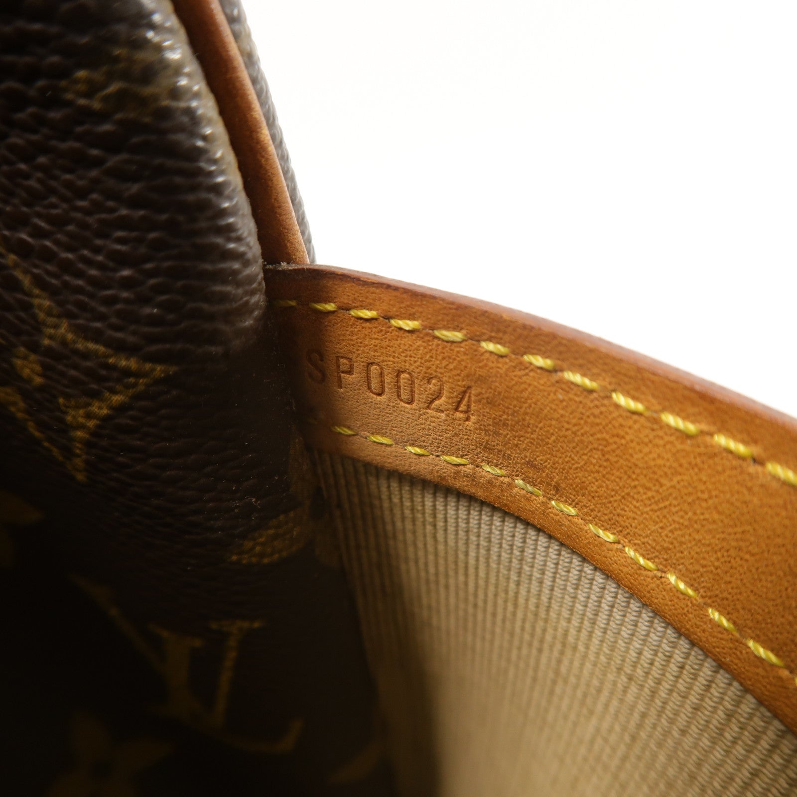 LOUIS VUITTON Monogram Reporter PM金扣肩背袋棕色