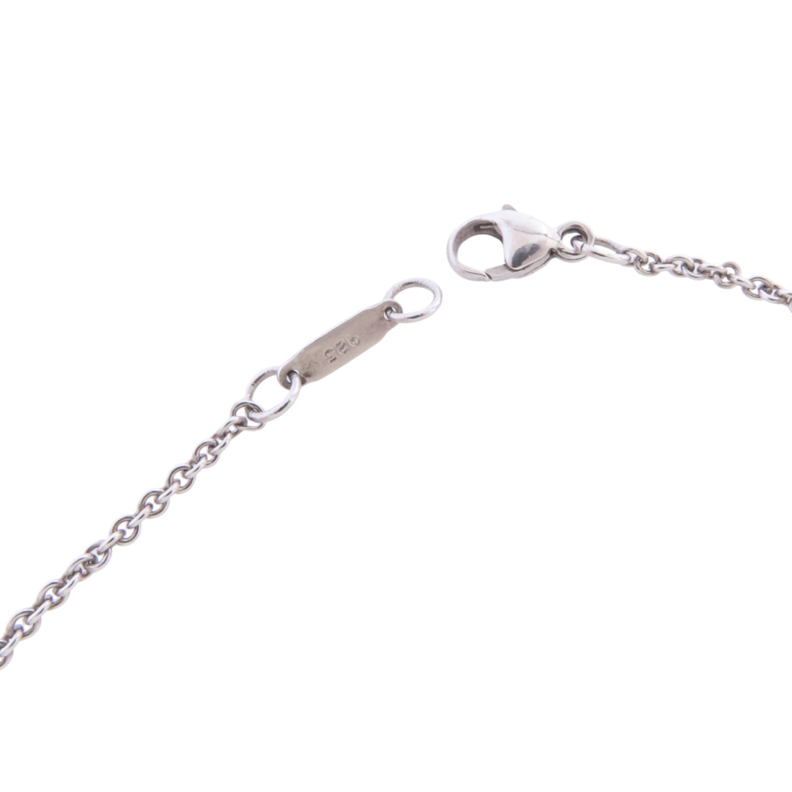 TIFFANY＆CO 925純銀Padlock Necklace銀扣項鏈