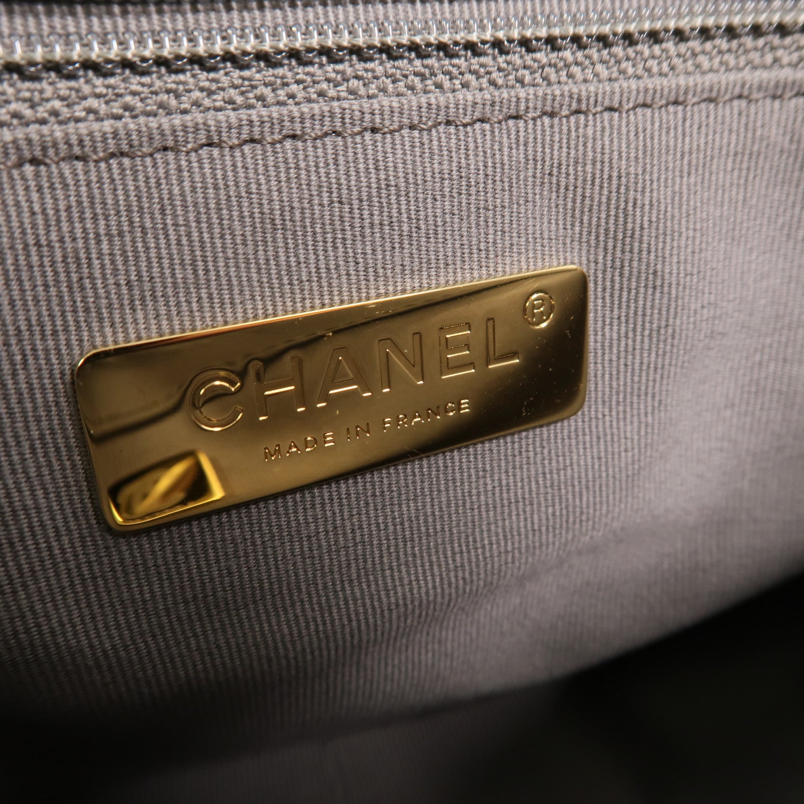 CHANEL 羊皮皮革C19 Small手挽肩背兩用袋