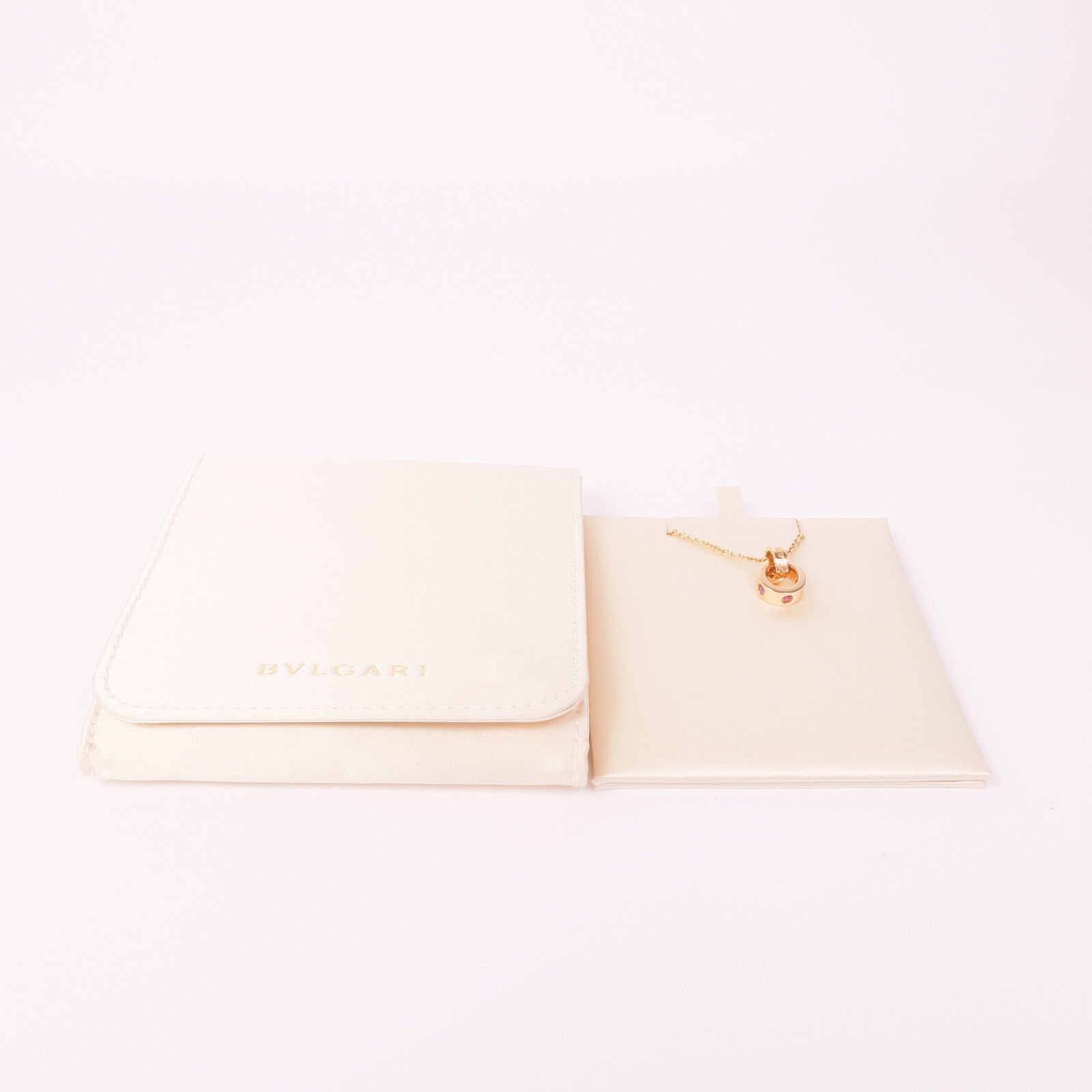 BVLGARI 18K玫瑰金/水晶Roman Sorbet Necklace項鍊