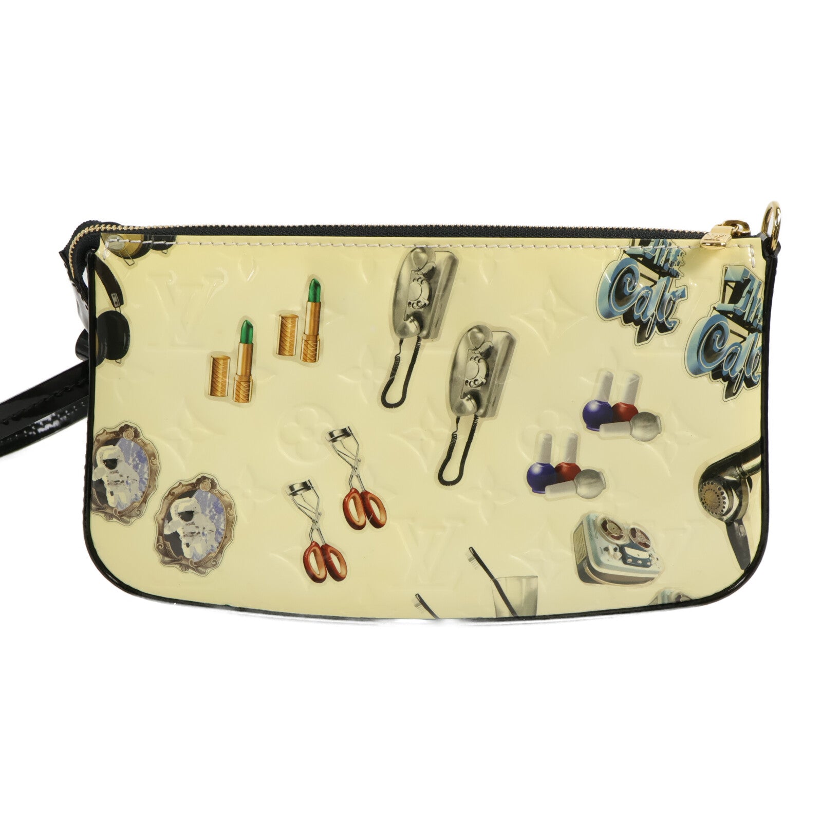 LOUIS VUITTON Monogram Vernis Sticker Pochette Accessoires肩背袋