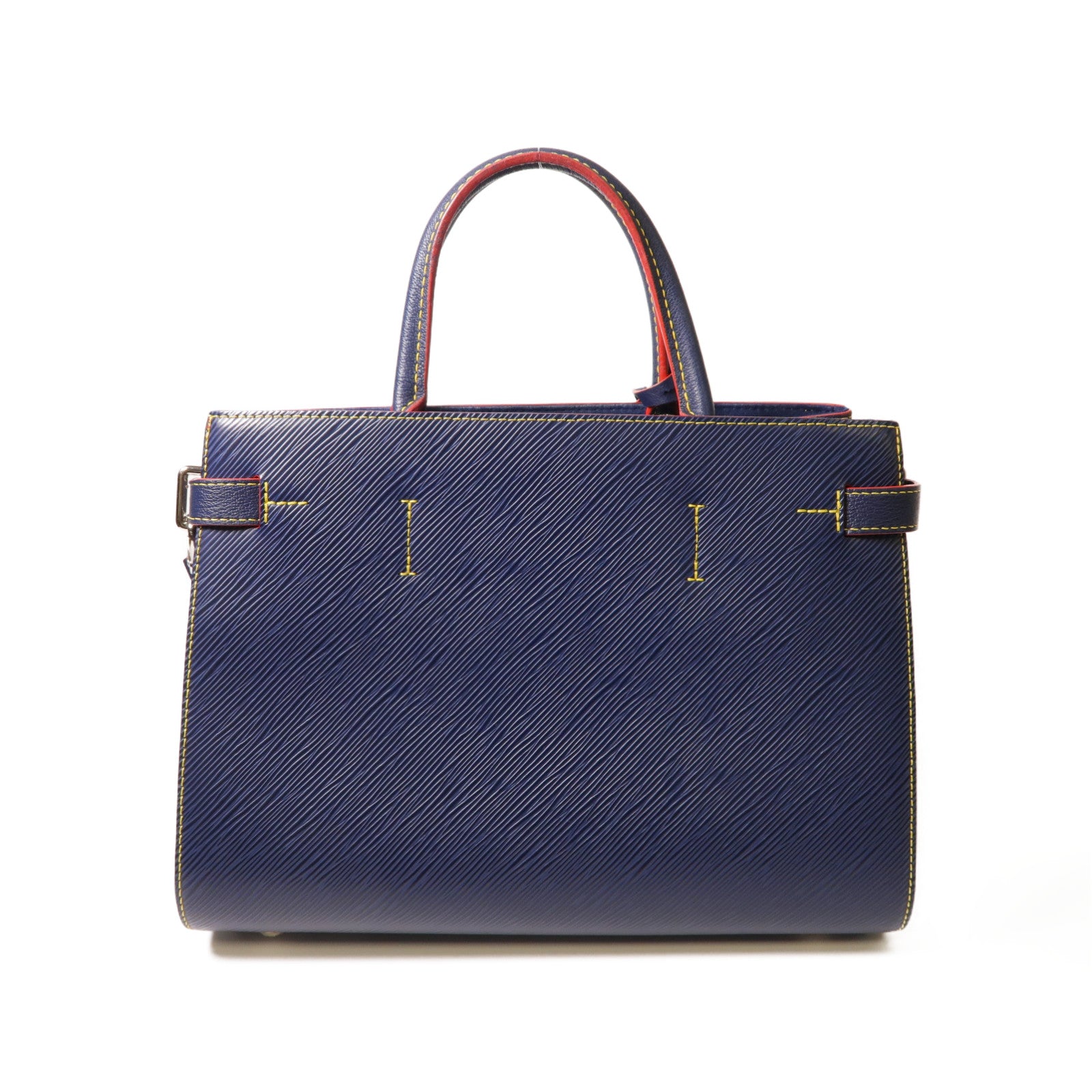 LOUIS VUITTON **【激減優惠】Epi Twist Bag銀扣手挽肩背兩用袋深藍色