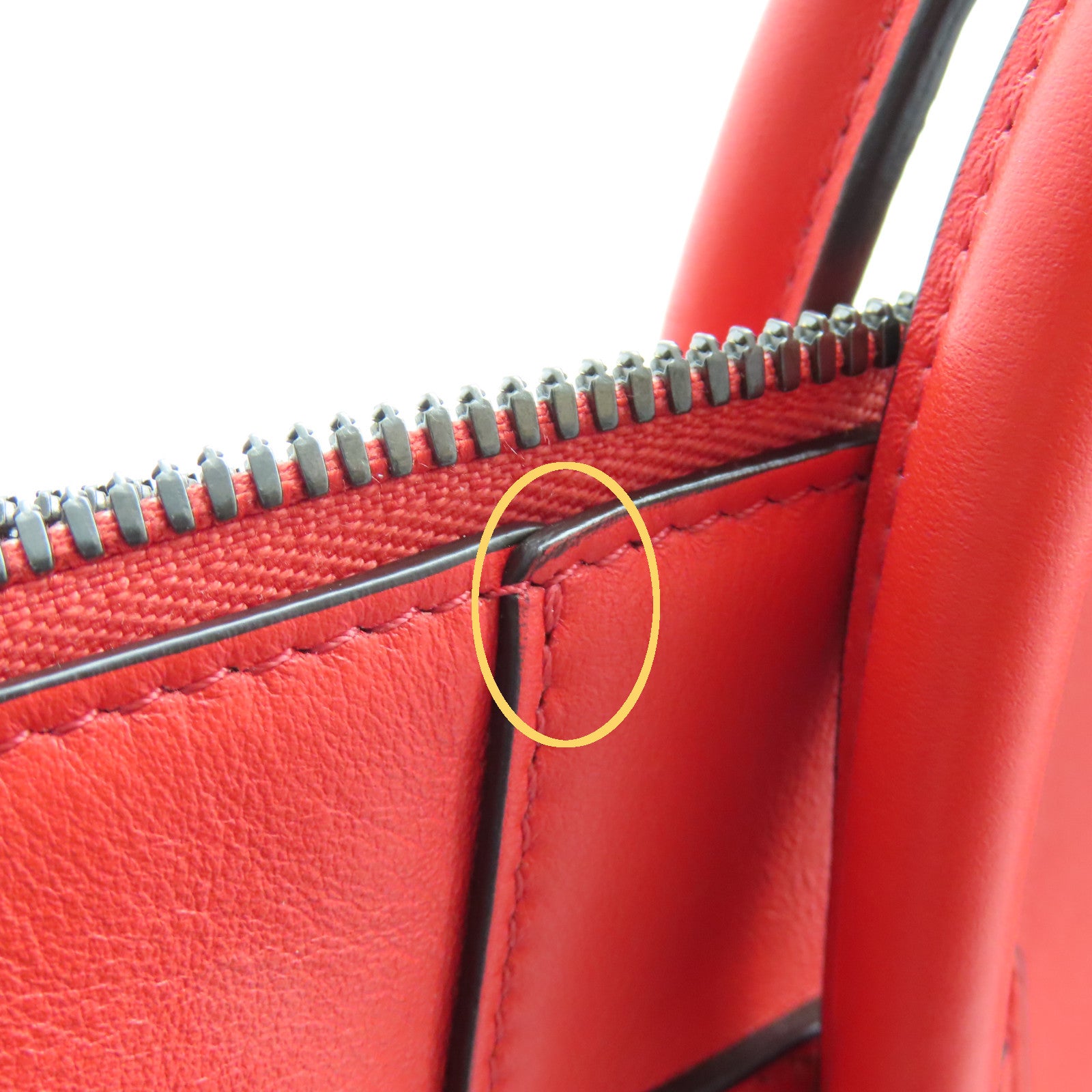 GIVENCHY 牛皮皮革2way Shoulder Bag银扣手挽肩背两用袋红色
