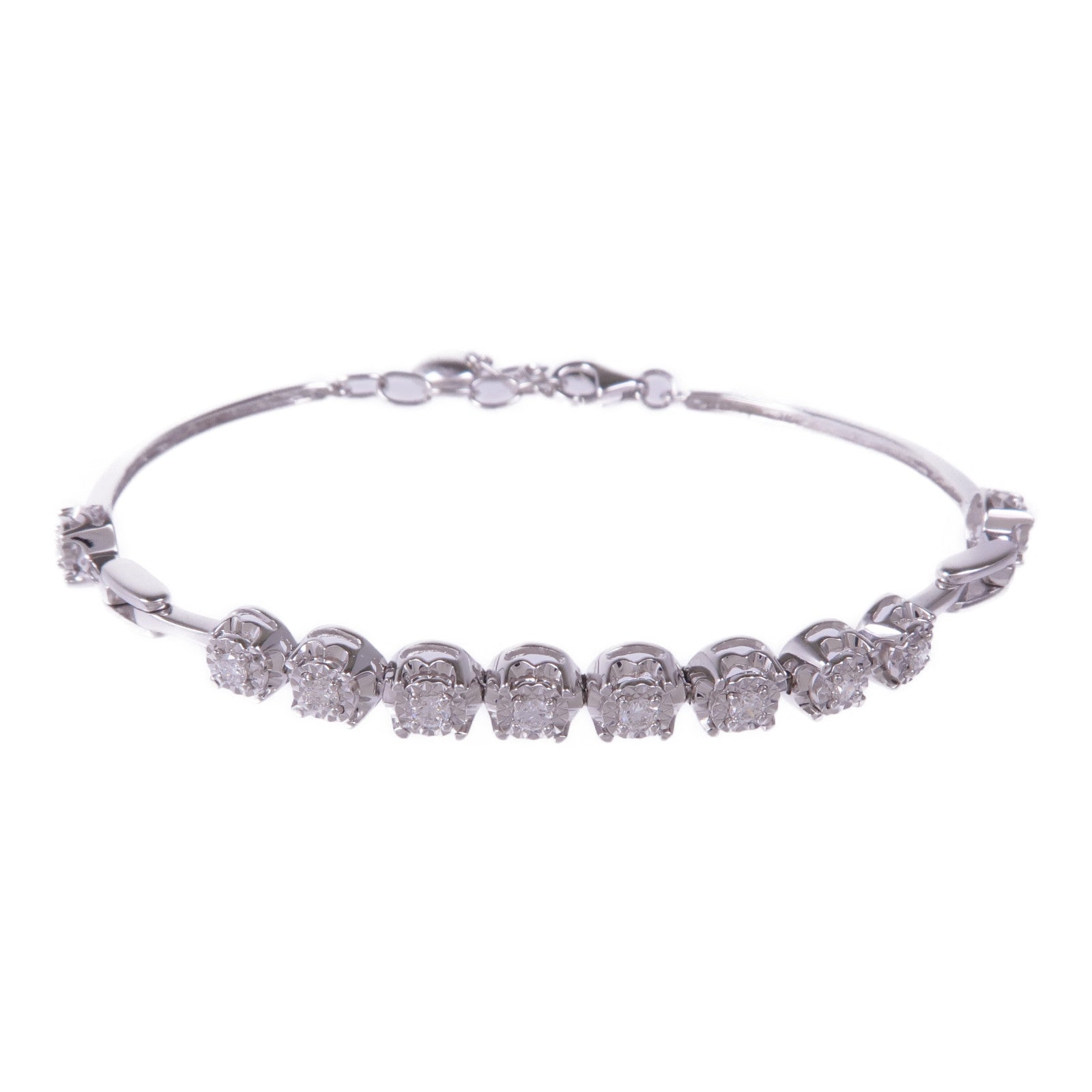 JEWELRY 【激減優惠】18K白金Diamond Bracelet鑽石手鏈
