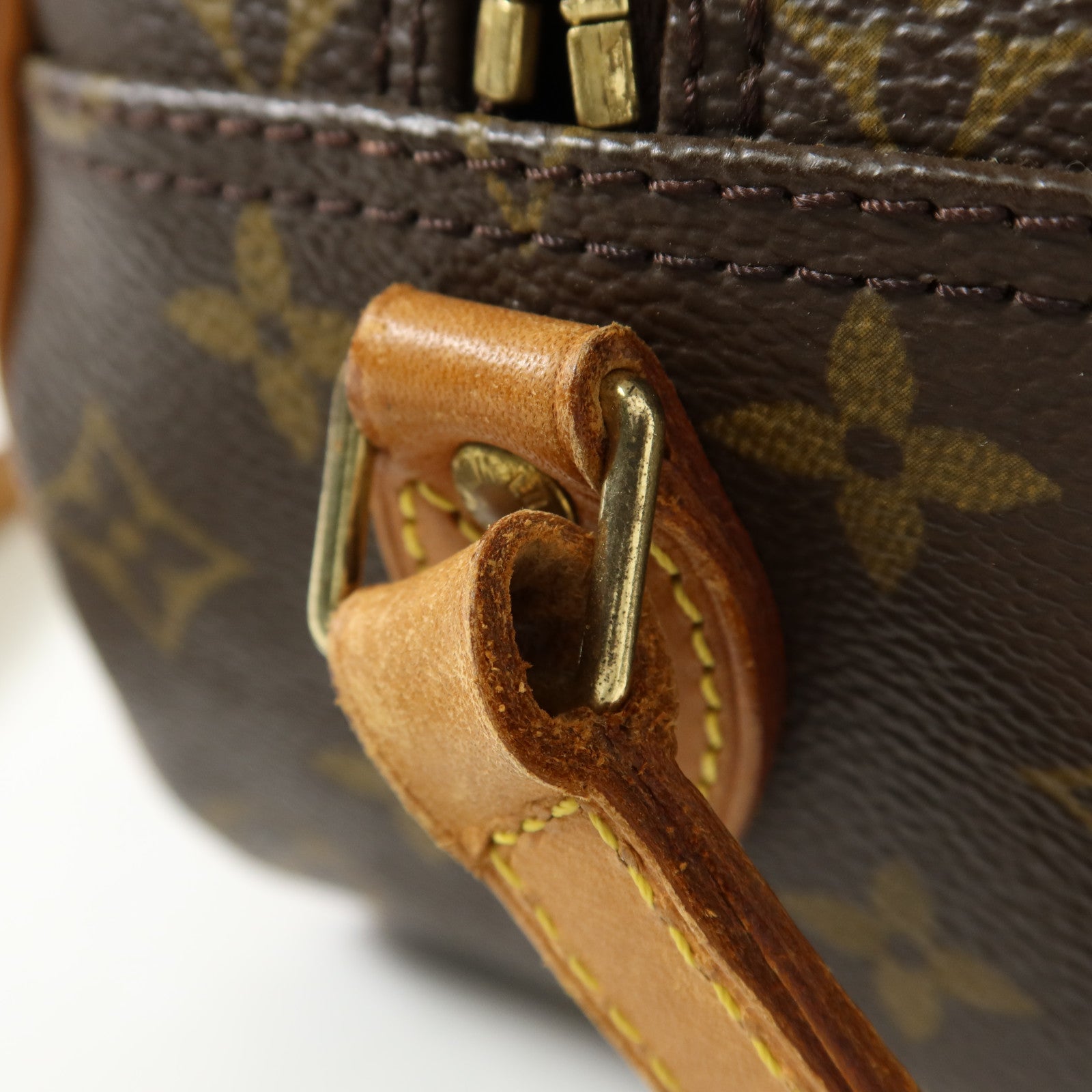 LOUIS VUITTON Monogram Blois金扣肩背袋棕色