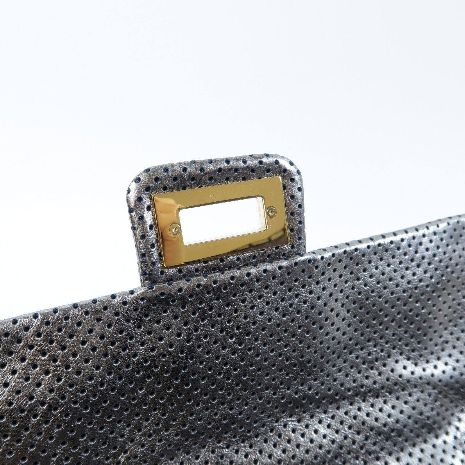 CHANEL 【激減優惠】牛皮皮革2.55 Chain Shoulder Bag金扣鏈帶肩背袋銀色