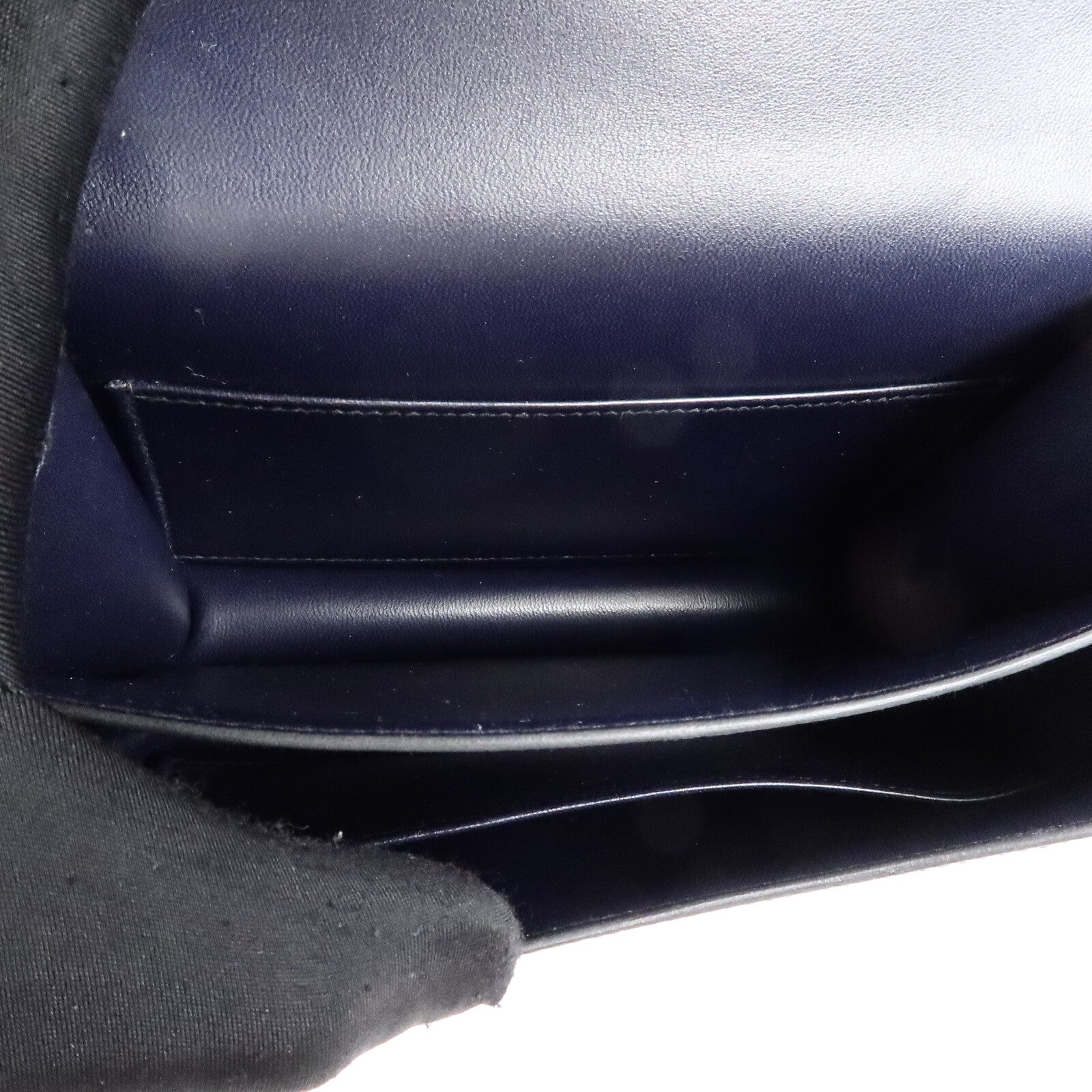 HERMES Epsom皮革Constance Mini肩背袋Blue Indigo