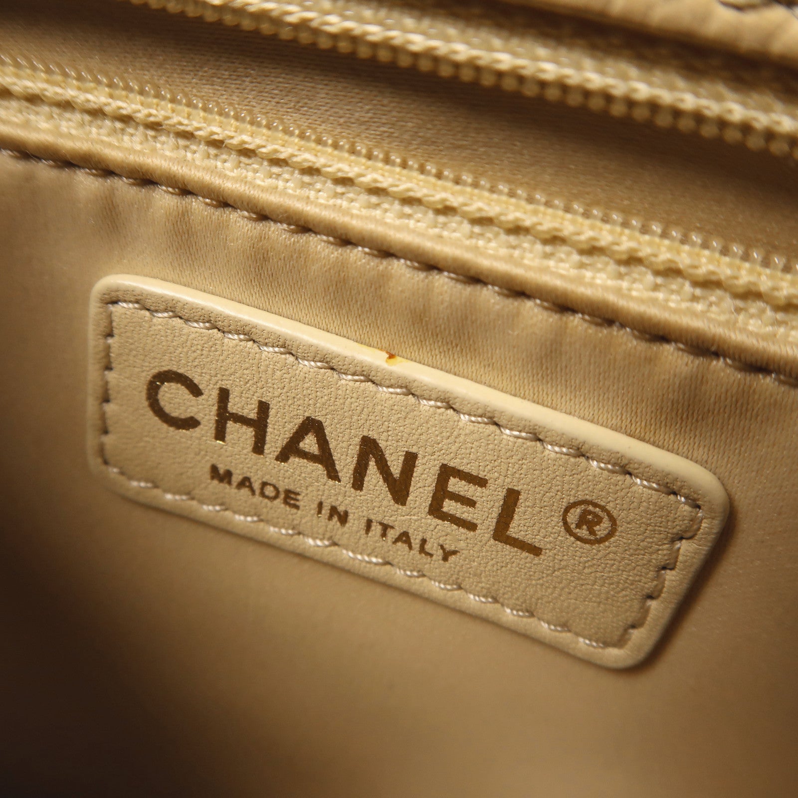 CHANEL 牛皮皮革GST Grand Shopping Tote Bag金扣肩背袋/手挽袋