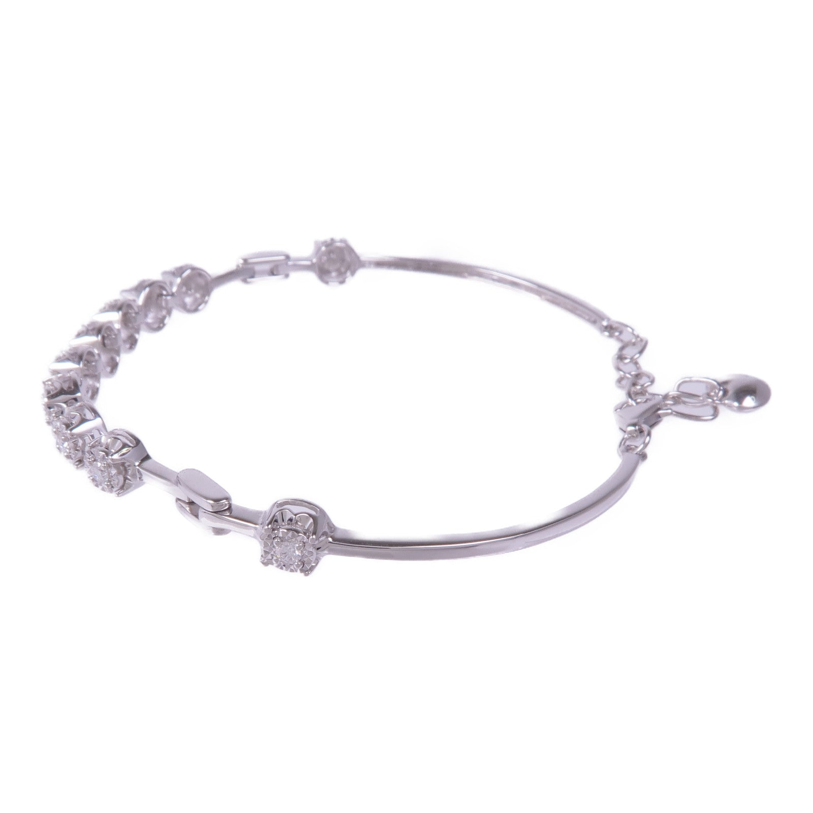 JEWELRY 18K白金Diamond Bracelet鑽石手鏈