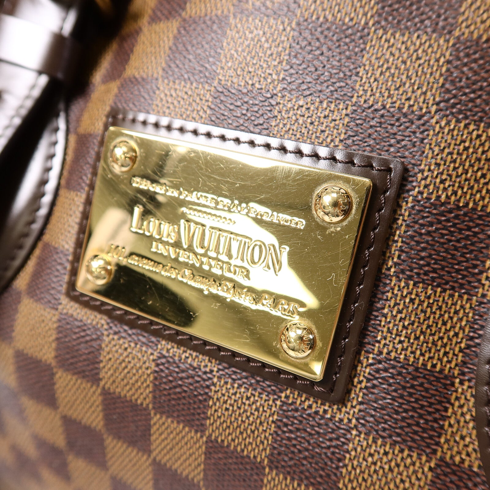 LOUIS VUITTON Damier Hampstead MM手挽袋