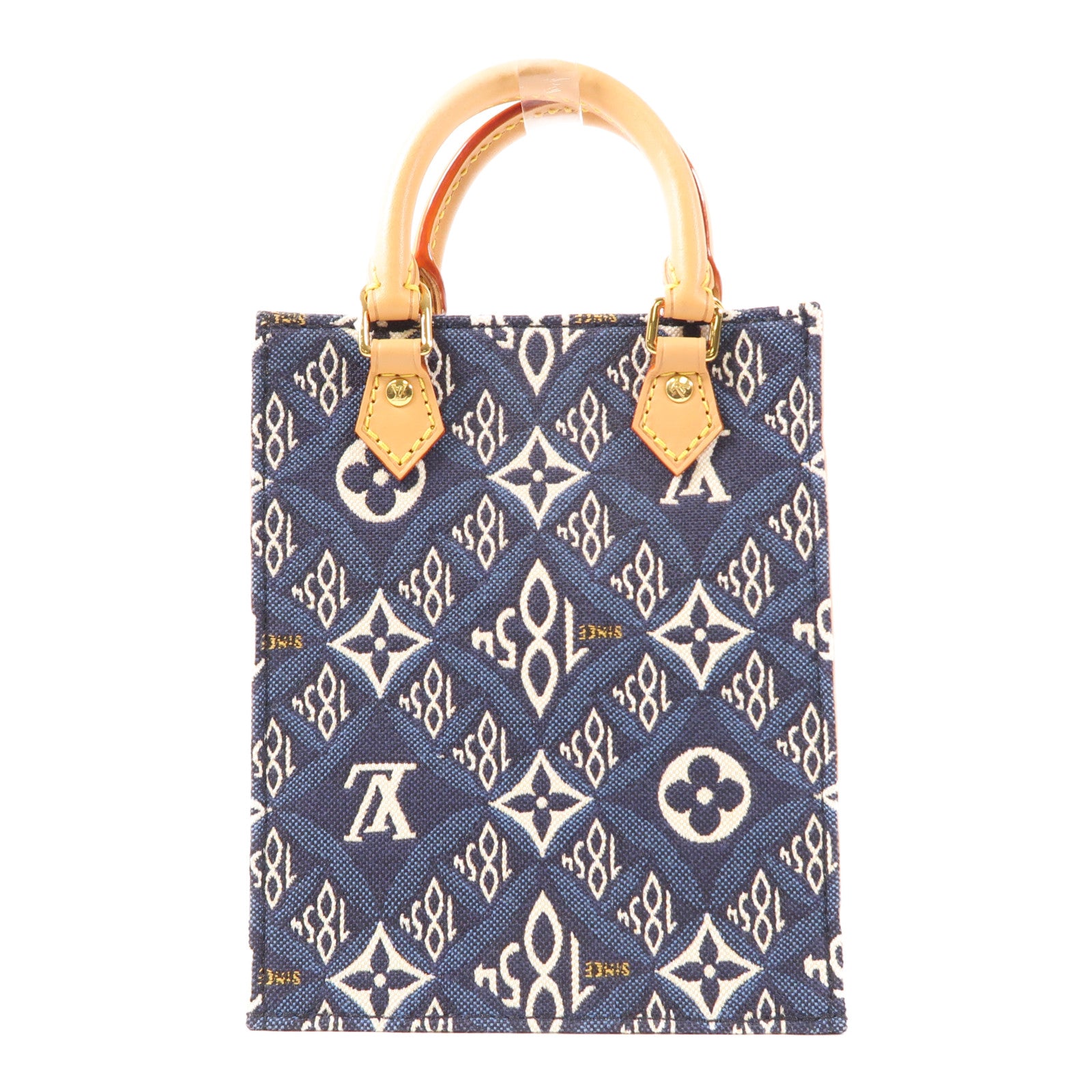 LOUIS VUITTON GHW Since 1854 Petite Sac Plat 2 Way Bag M80288 Monogram Jacquard