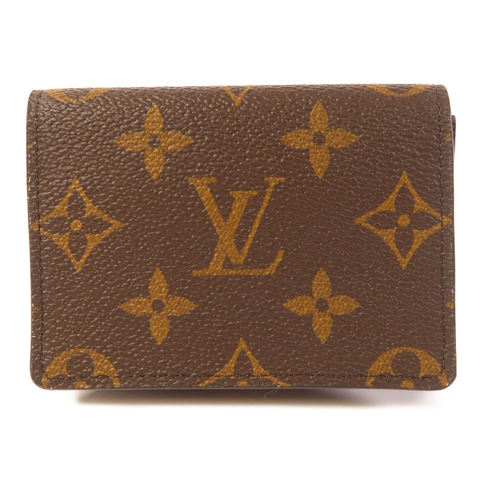 LOUIS VUITTON Monogram Enveloppe Carte De Visite金扣Card Case