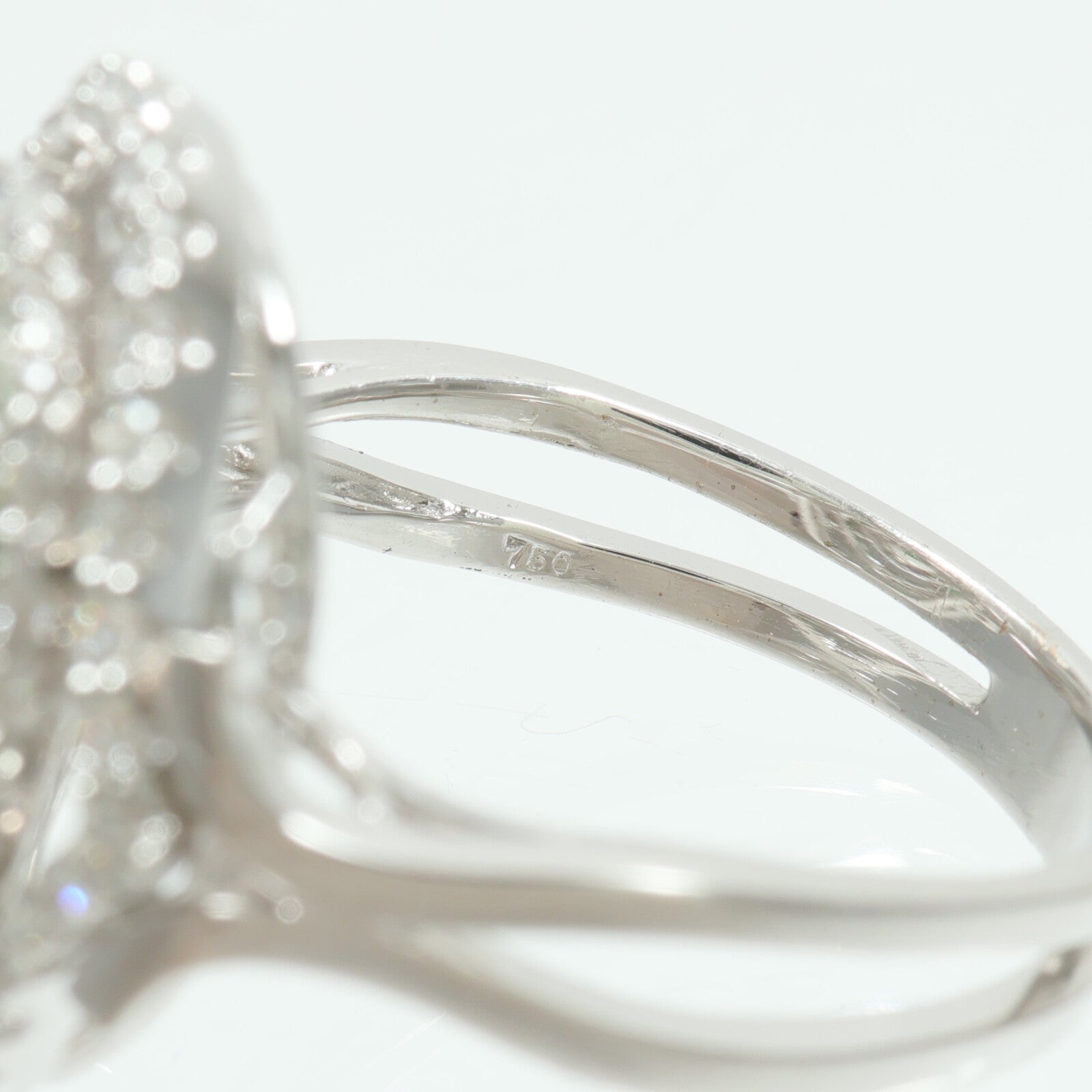 JEWELRY 18K白金Jade Diamond Ring翡翠/鑽石戒指