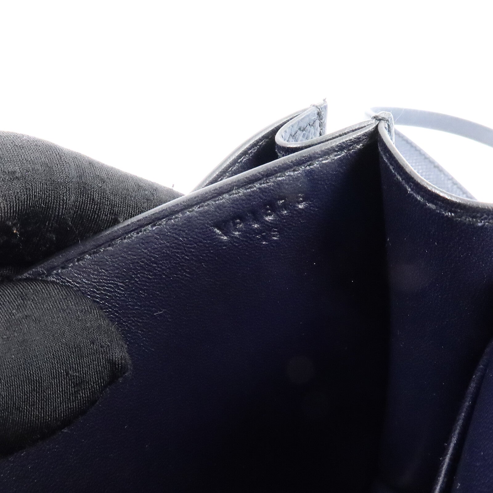 HERMES Epsom皮革Constance Mini肩背袋Blue Indigo