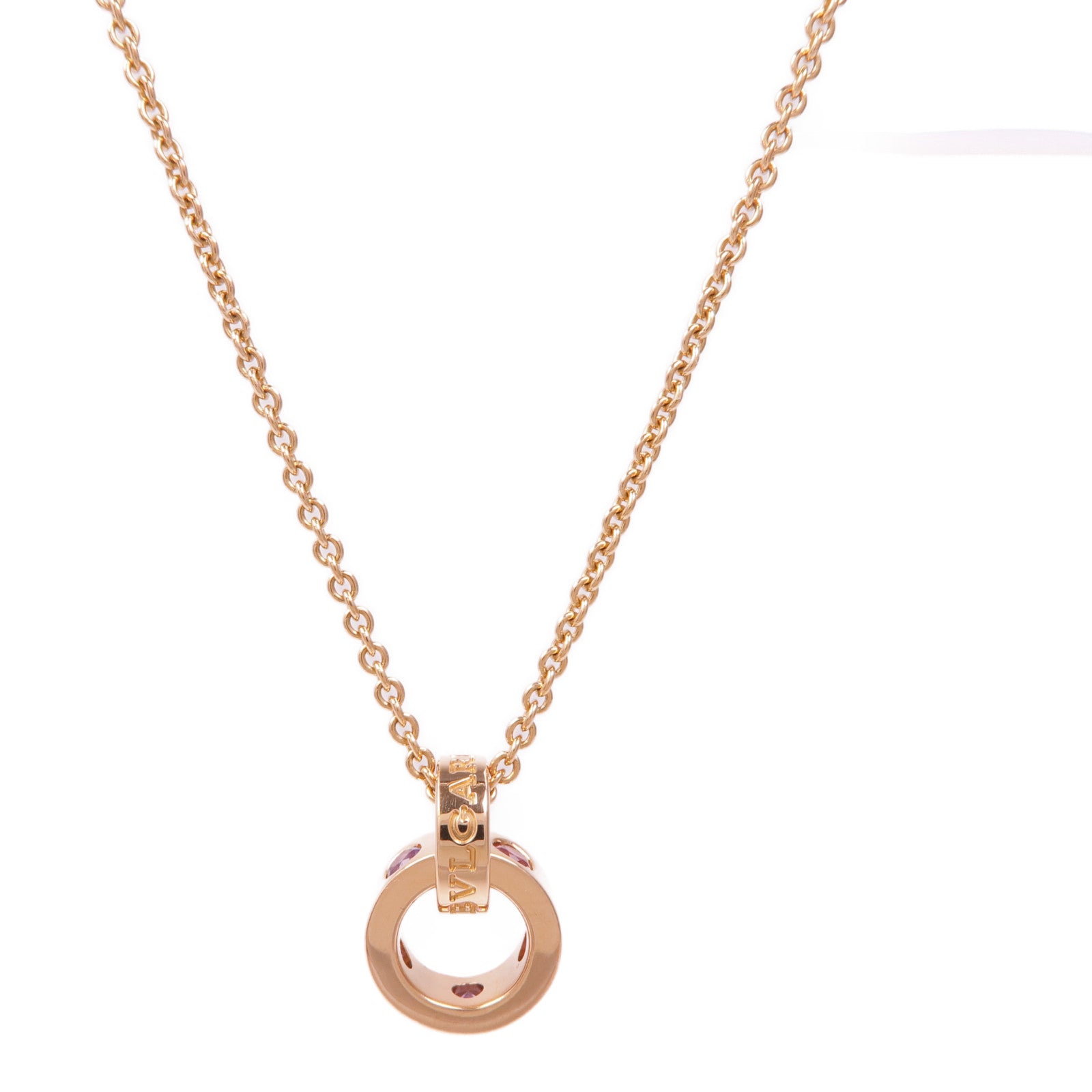 BVLGARI 【激減優惠】18K玫瑰金/水晶Roman Sorbet Necklace項鍊