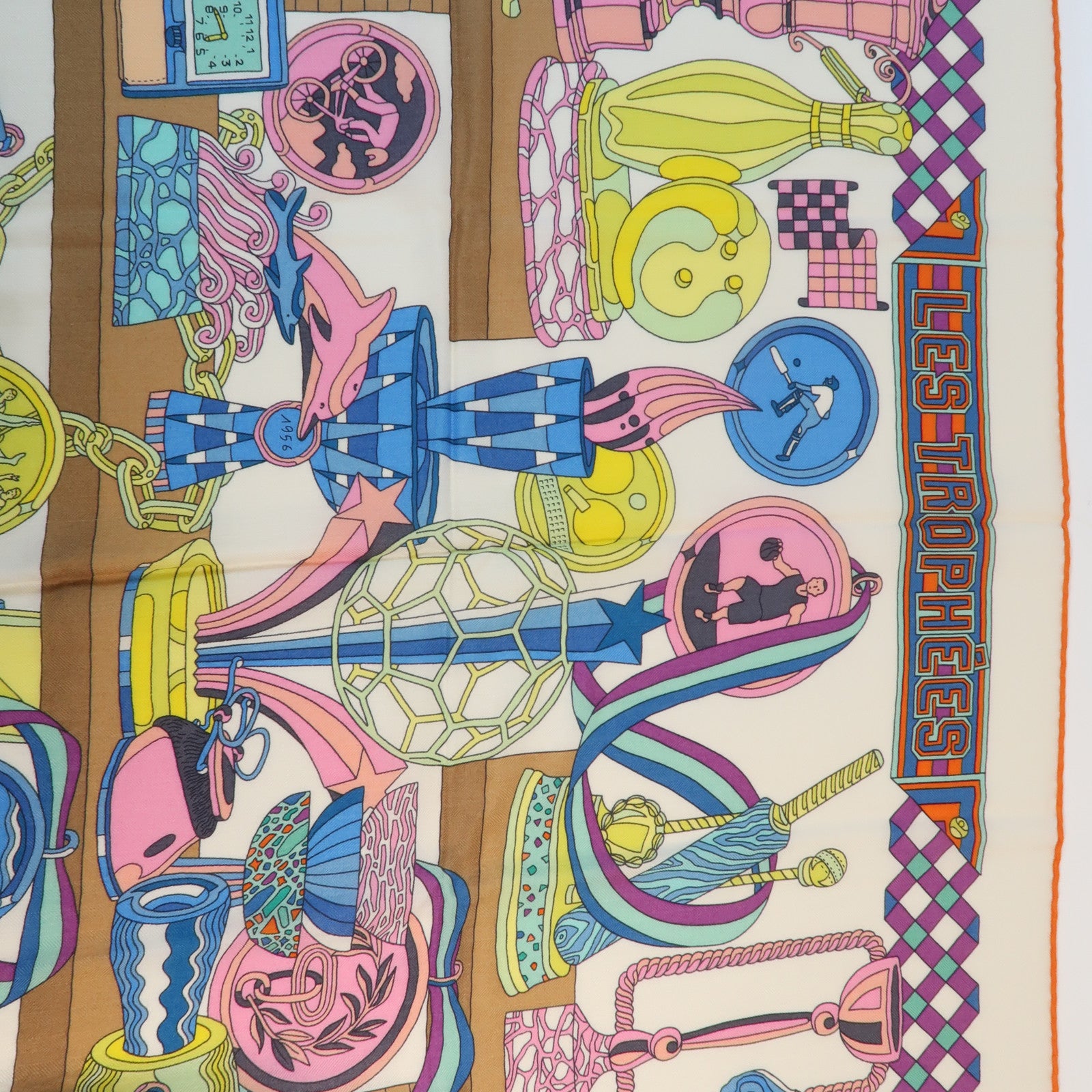 HERMES 【激減優惠】羊絨Scarf圍巾Multicolor