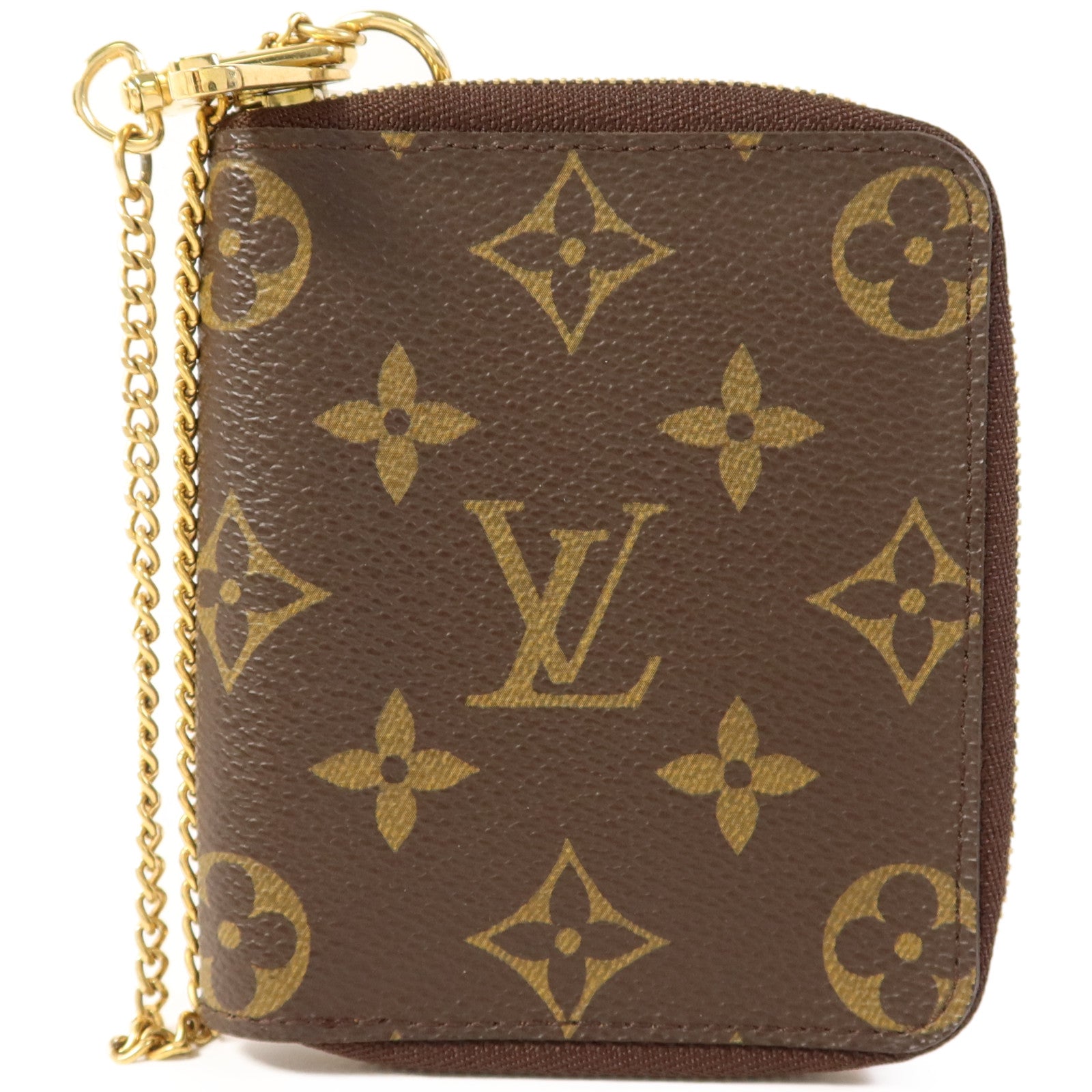 LOUIS VUITTON Monogram Card Case金扣卡片套