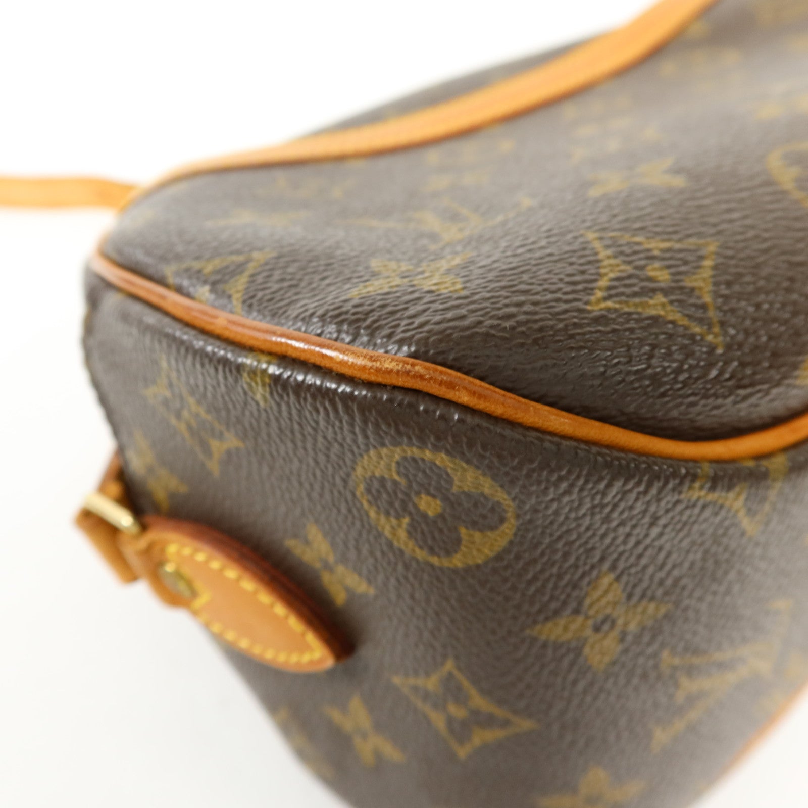 LOUIS VUITTON Monogram Blois金扣肩背袋棕色