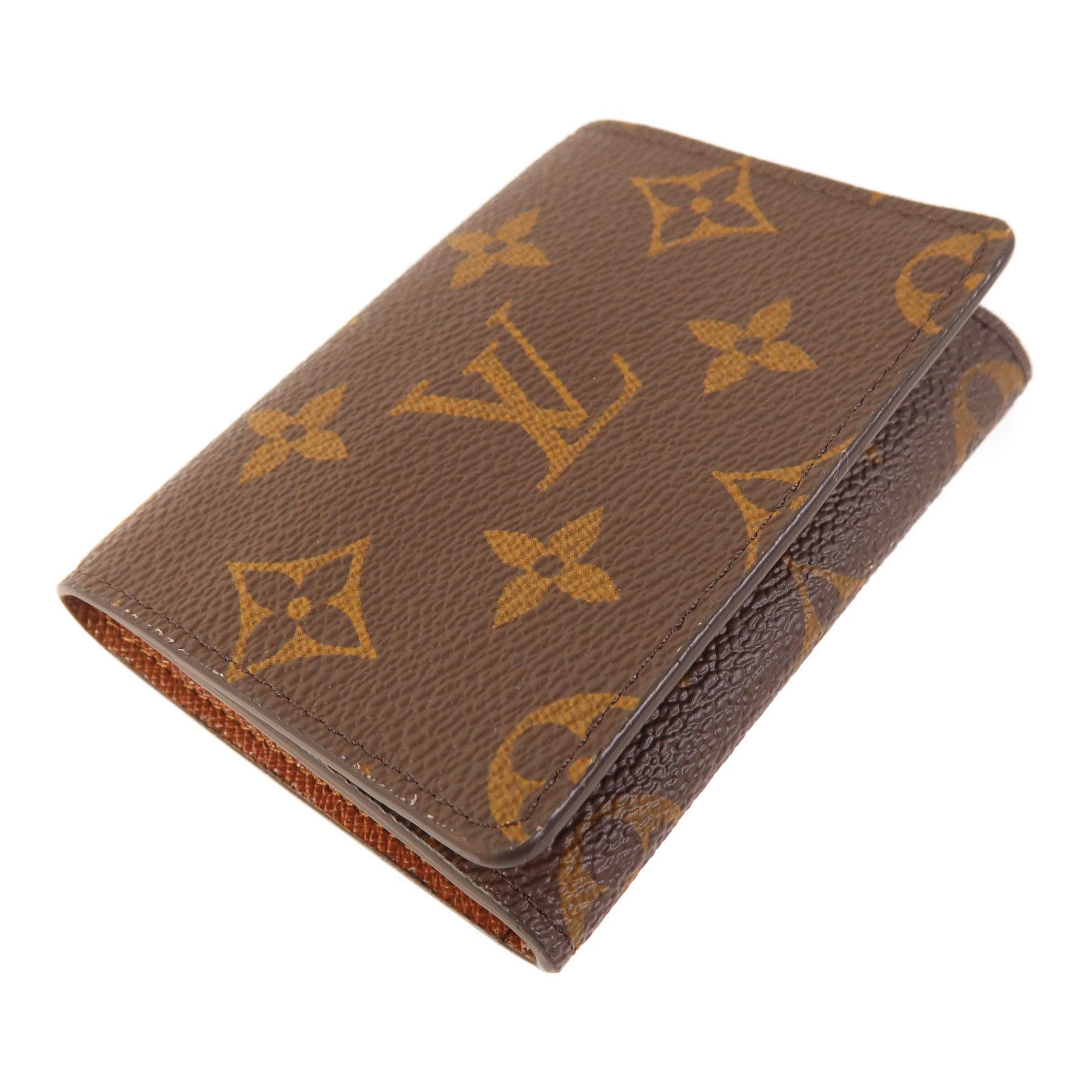 LOUIS VUITTON Monogram Enveloppe Carte De Visite金扣Card Case