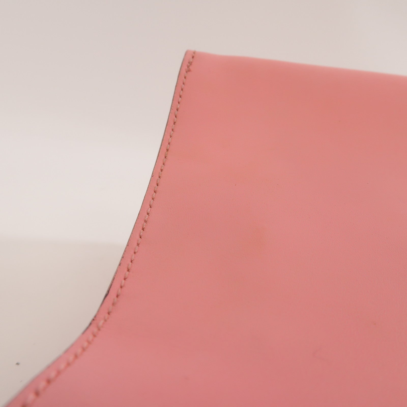 Furla 皮革Shoulder Bag金扣肩背袋粉紅色