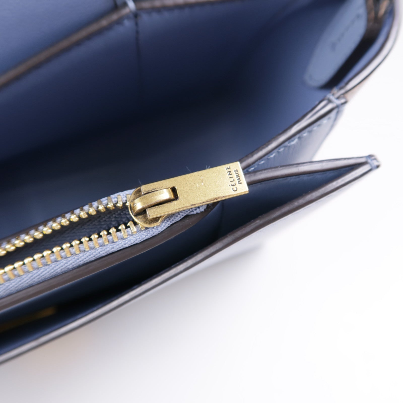 CELINE 【激減優惠】牛皮皮革Flame Bag金扣肩背袋