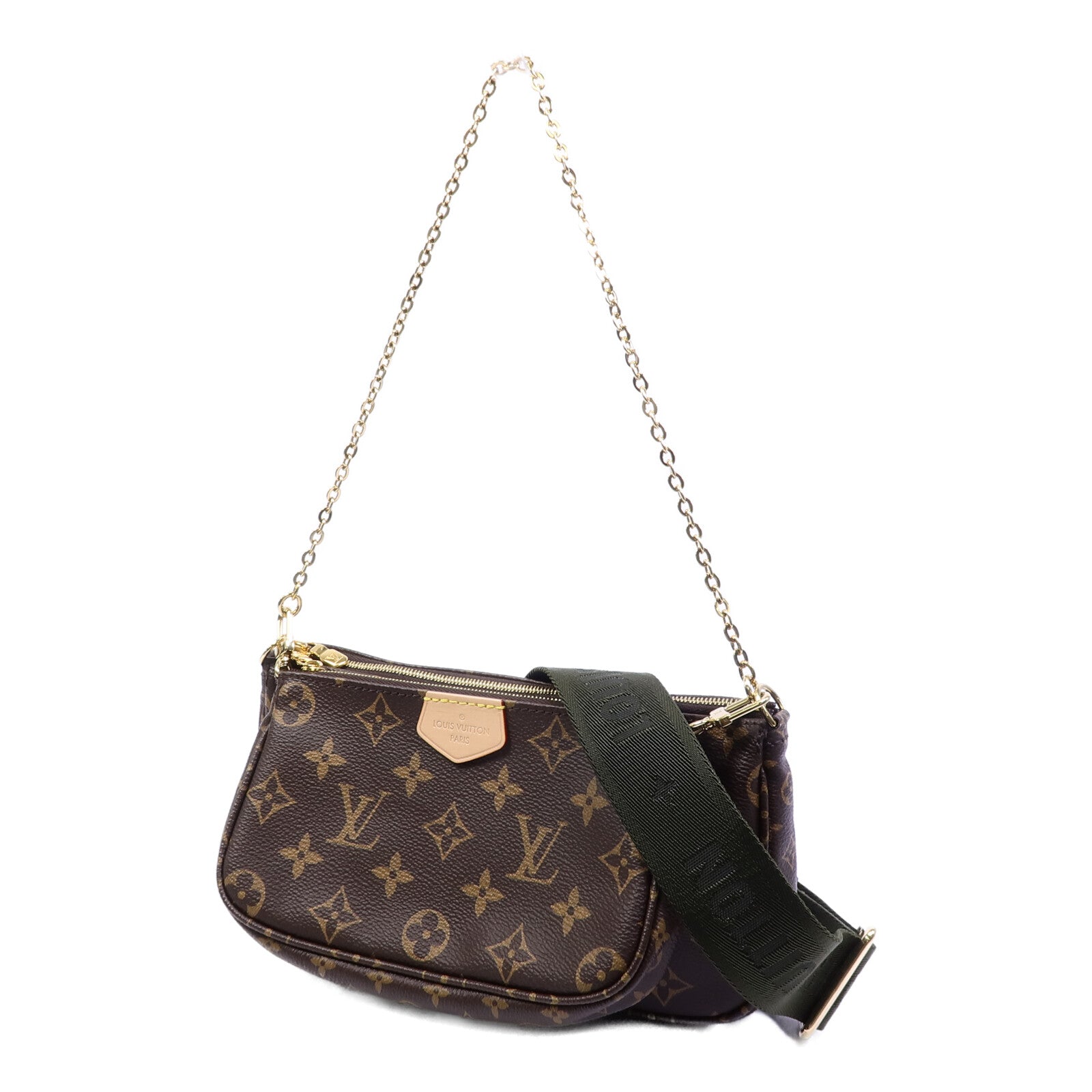 LOUIS VUITTON Monogram Multi Pochette Accessoires金扣肩背袋