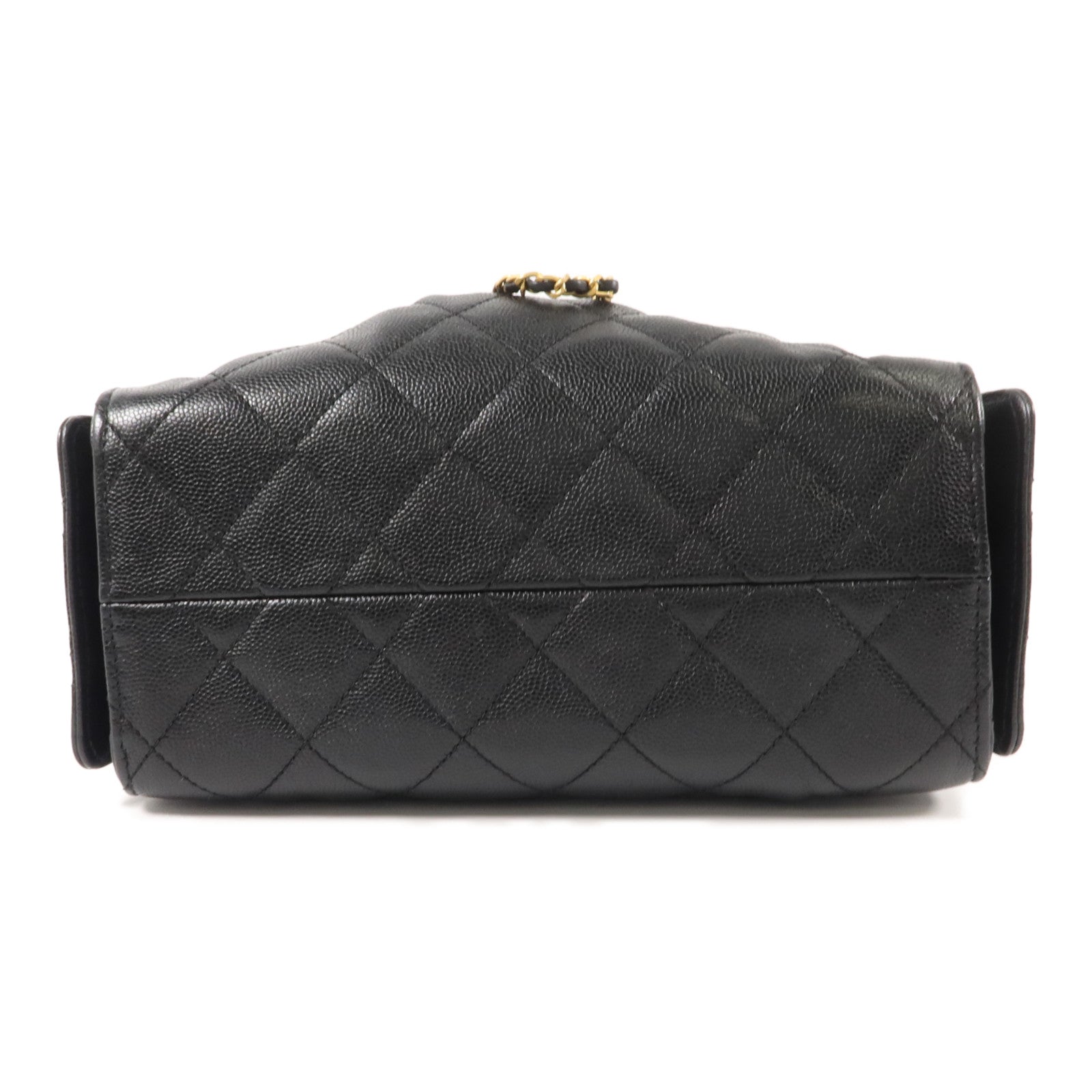CHANEL 牛皮皮革25 Mini鏈帶肩背袋