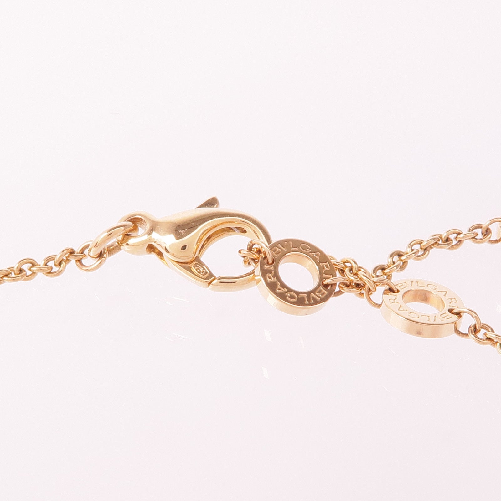 BVLGARI 18K玫瑰金/水晶Roman Sorbet Necklace項鍊