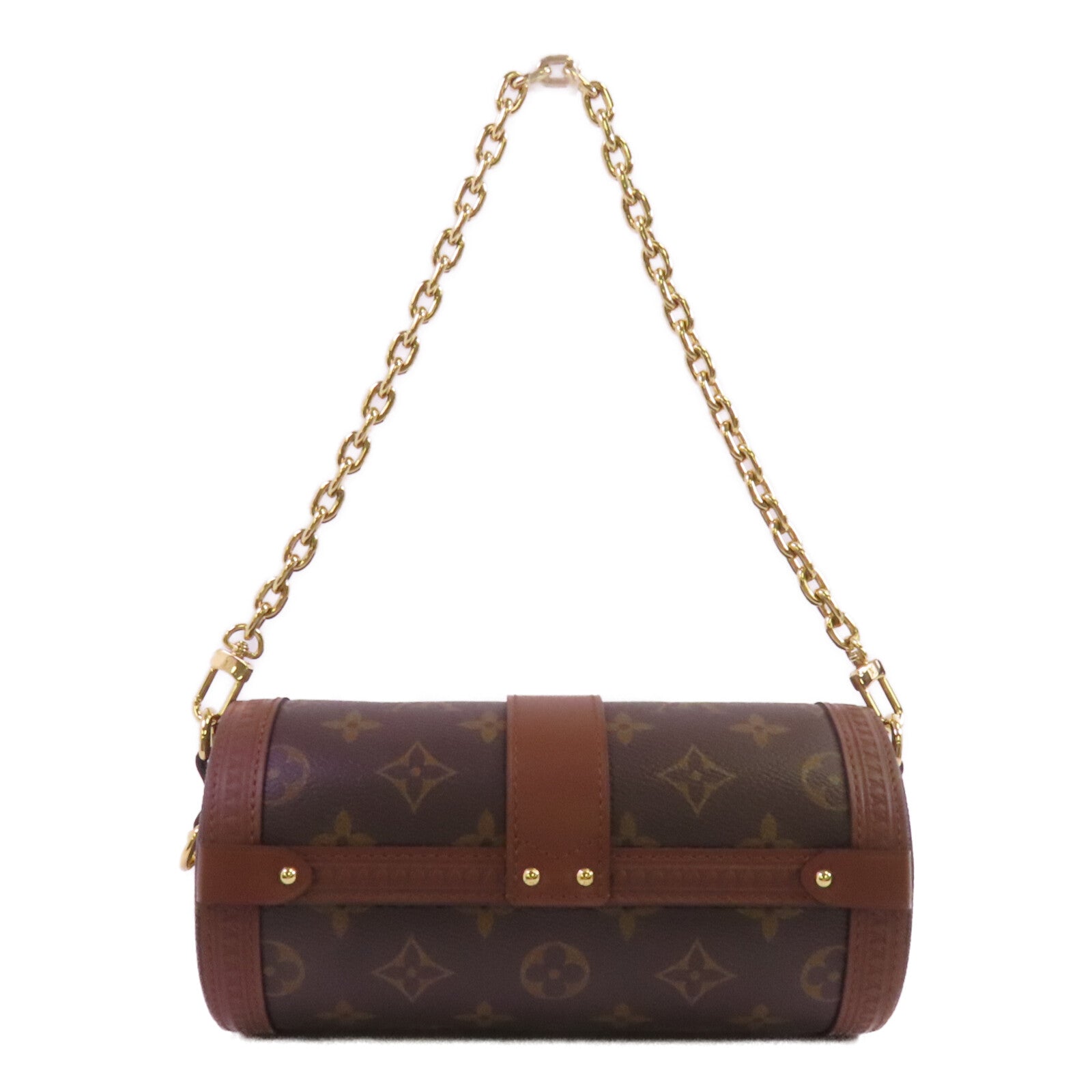 LOUIS VUITTON 【激減優惠】Monogram Papillon Trunk金扣鏈帶手挽肩背兩用袋