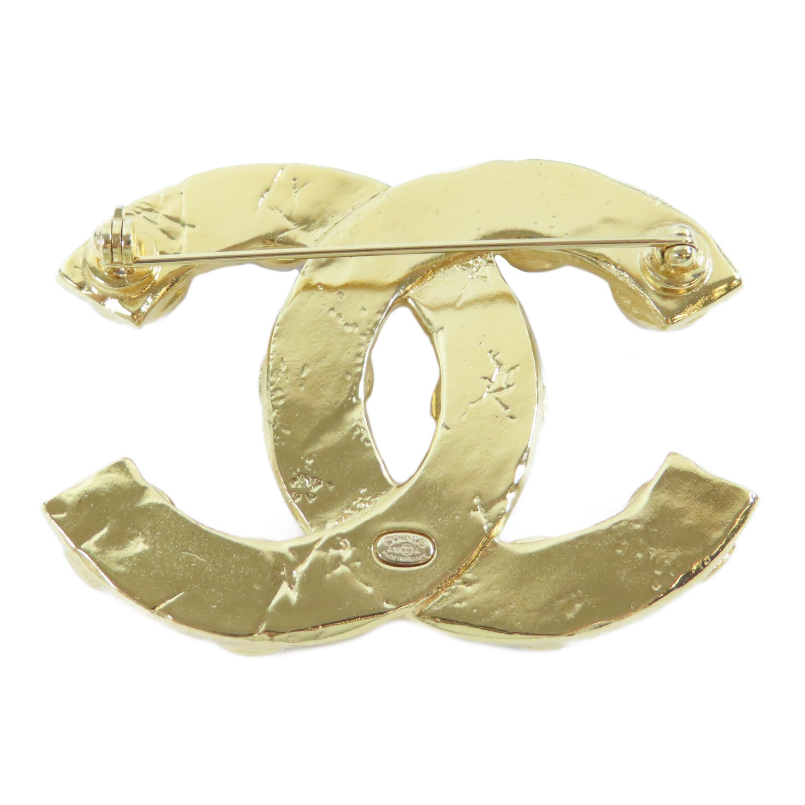 CHANEL 【激減優惠】金屬Brooch胸針金色/藍色/白色