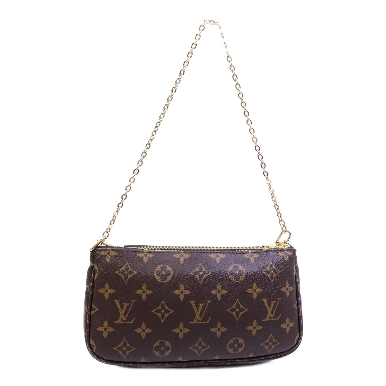 LOUIS VUITTON Monogram Multi Pochette Accessoires金扣肩背袋