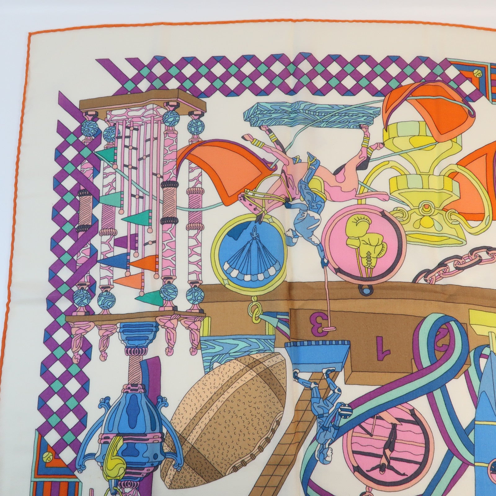 HERMES 羊絨Scarf圍巾Multicolor